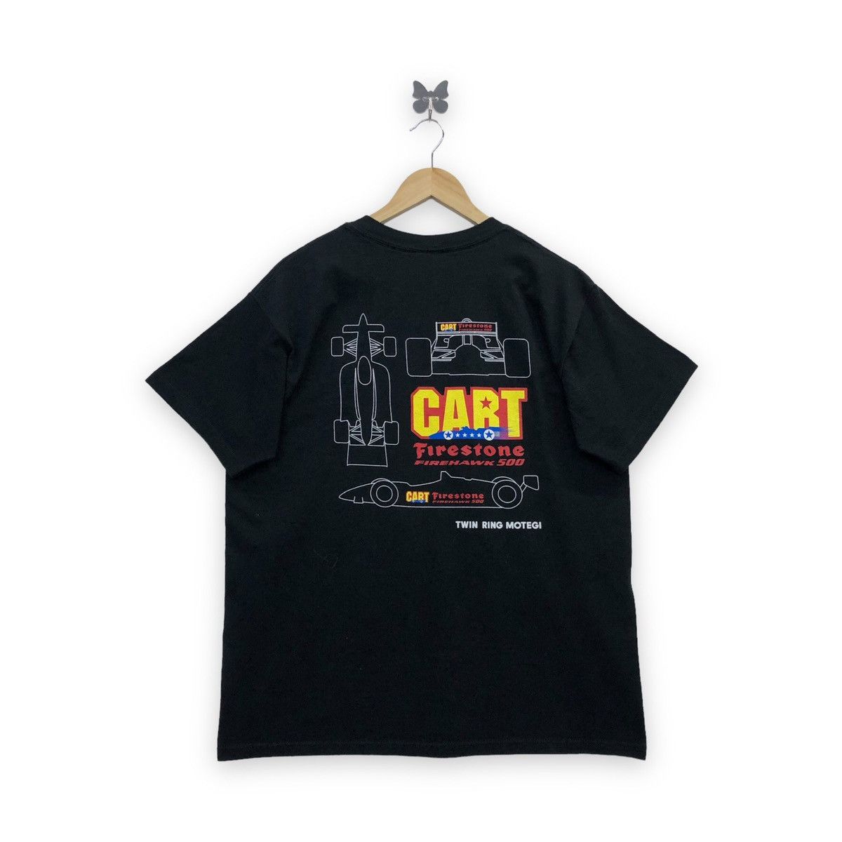 ‘Rare!! Twin Ring Motegi Cart Firestone T-shirt