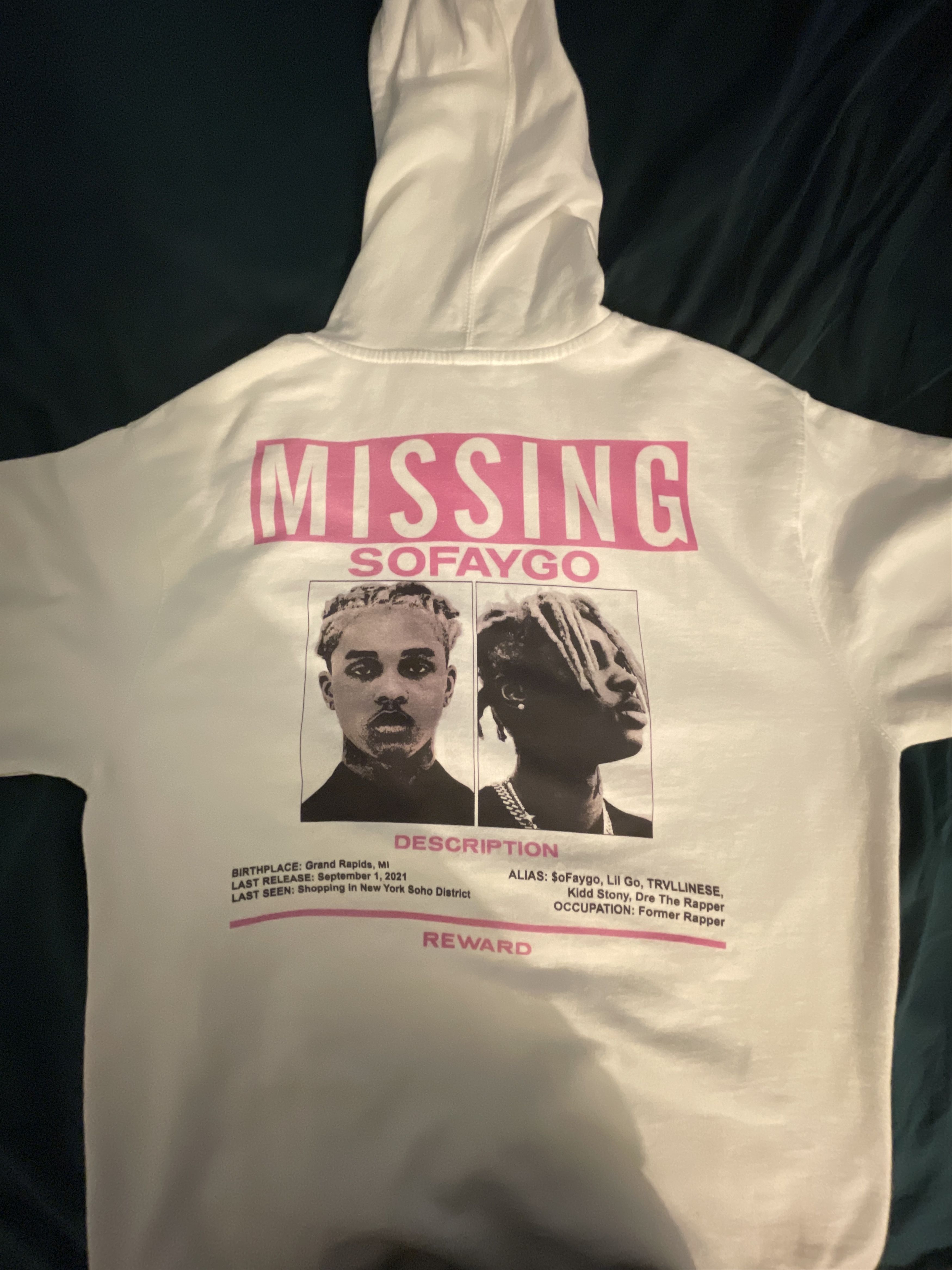 Independent Trading Co. × Japanese Brand Sofaygo - Missing White Hoodie Size US L / EU 52-54 / 3 - 2 Thumbnail