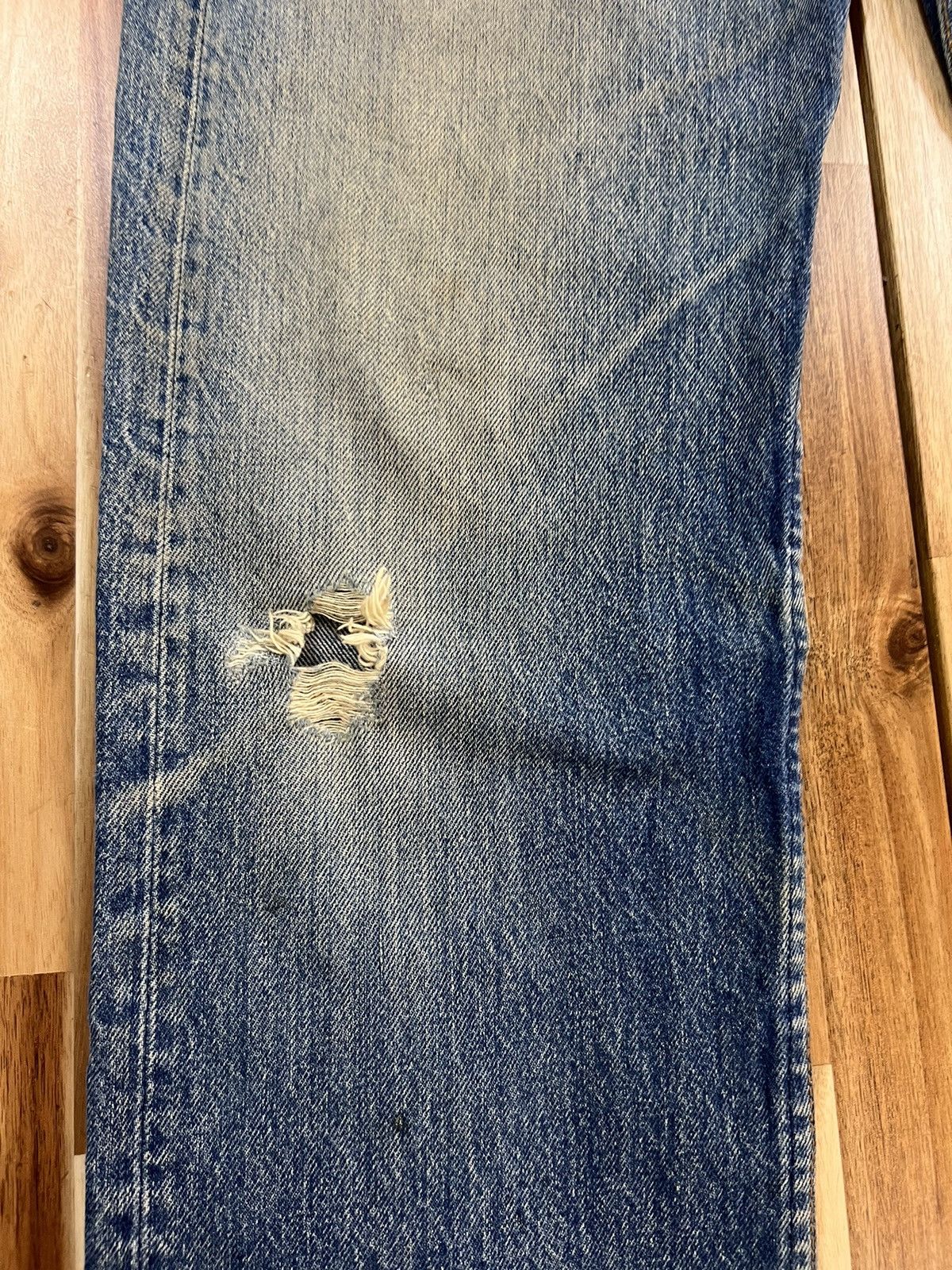 Levi's Vintage 80’s Levis 501 Small e Denim Jeans Size US 33 - 4 Thumbnail