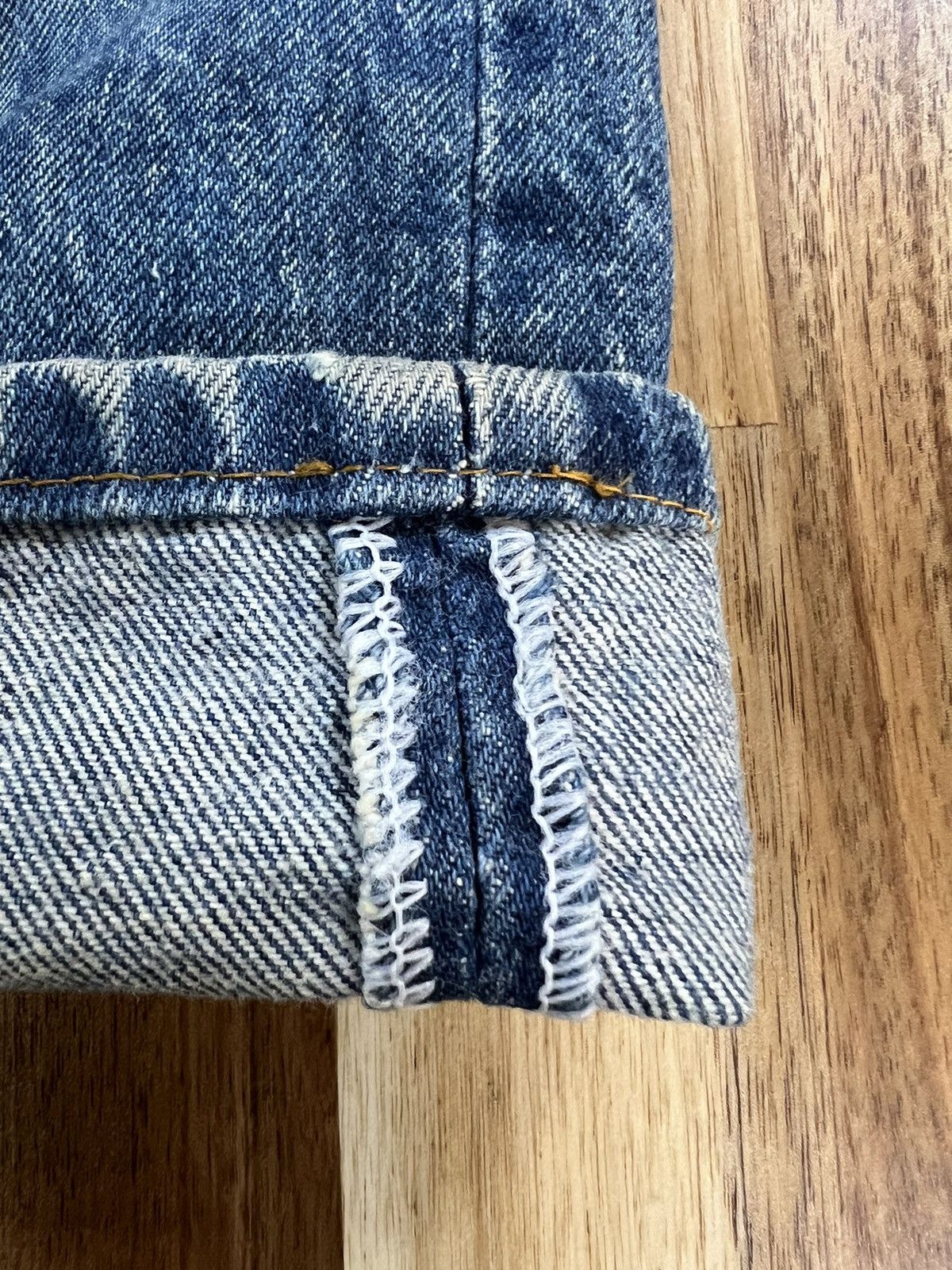 Levi's Vintage 80’s Levis 501 Small e Denim Jeans Size US 33 - 5 Thumbnail
