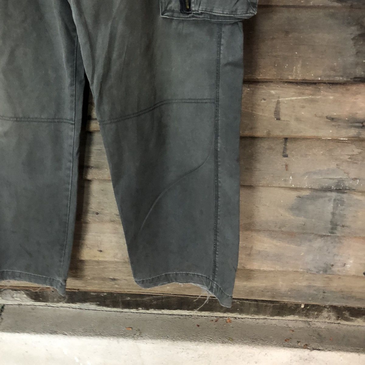 Vintage DL Vache Grey faded multi pocket tactical Cargo Pants #4504 Size US 34 / EU 50 - 9 Thumbnail