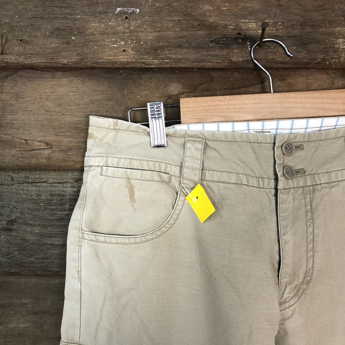 Japanese Brand streetwear Cream multi pocket utility Cargo Pants #3394 Size 30" / US 8 / IT 44 - 4 Thumbnail
