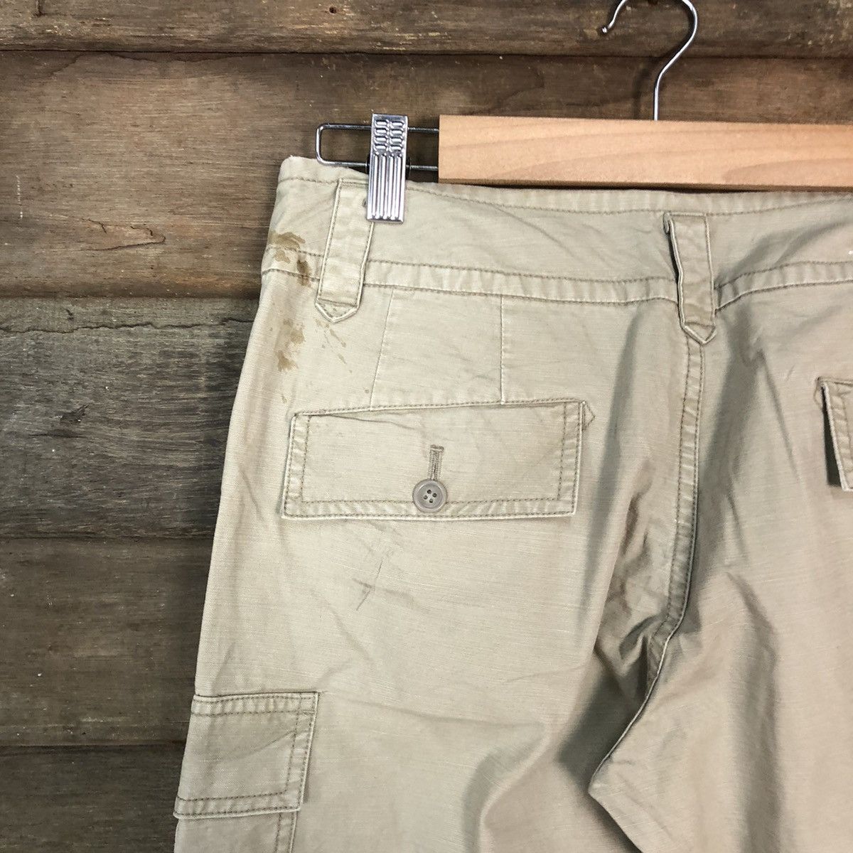 Japanese Brand streetwear Cream multi pocket utility Cargo Pants #3394 Size 30" / US 8 / IT 44 - 14 Thumbnail