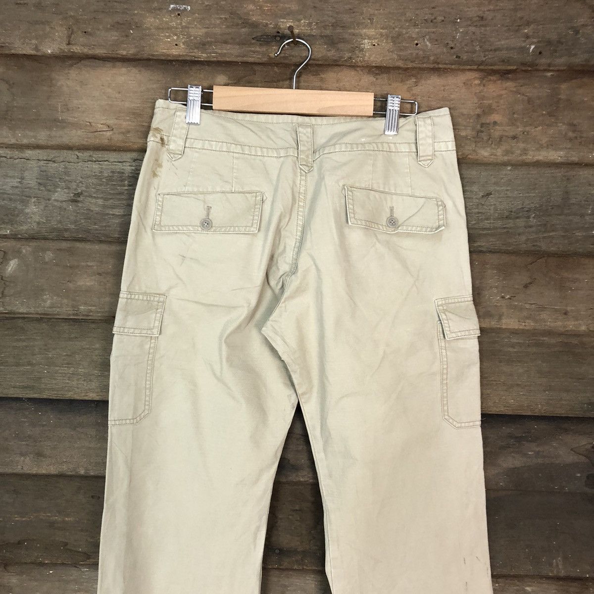 Japanese Brand streetwear Cream multi pocket utility Cargo Pants #3394 Size 30" / US 8 / IT 44 - 12 Thumbnail