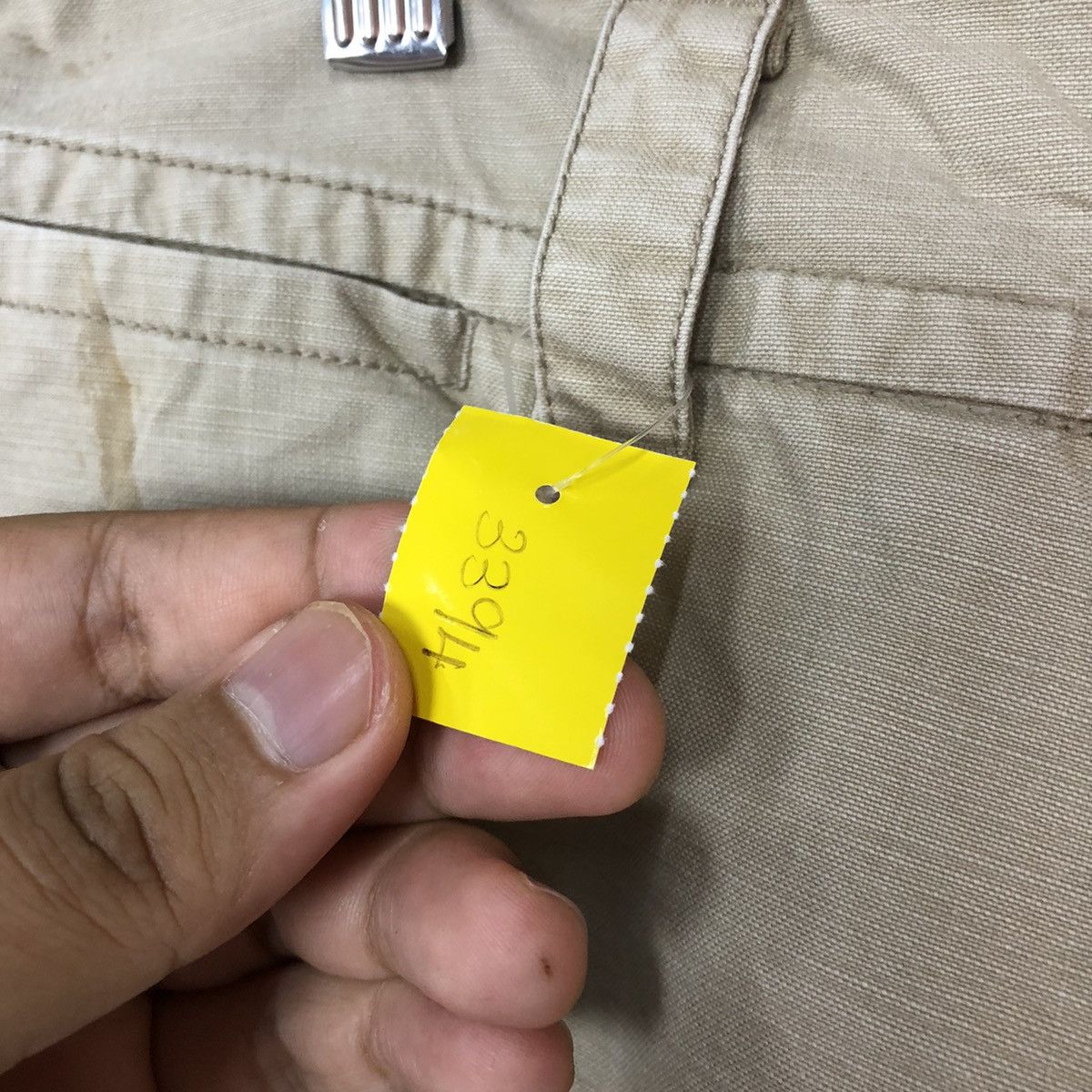 Japanese Brand streetwear Cream multi pocket utility Cargo Pants #3394 Size 30" / US 8 / IT 44 - 10 Thumbnail