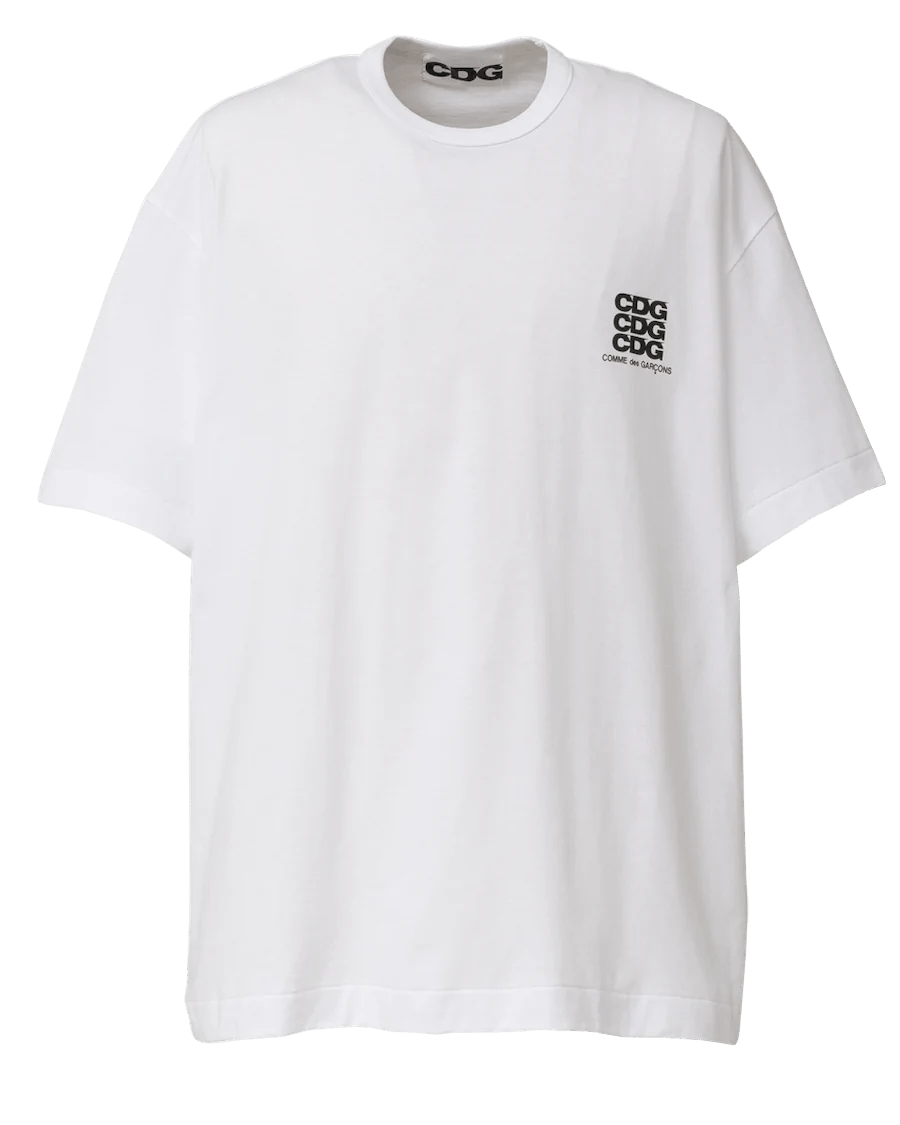 image of Cdg Cdg Cdg x Comme Des Garcons Cdg Oversized T-Shirt Comme Des Garcons in White, Men's (Size 2XL)