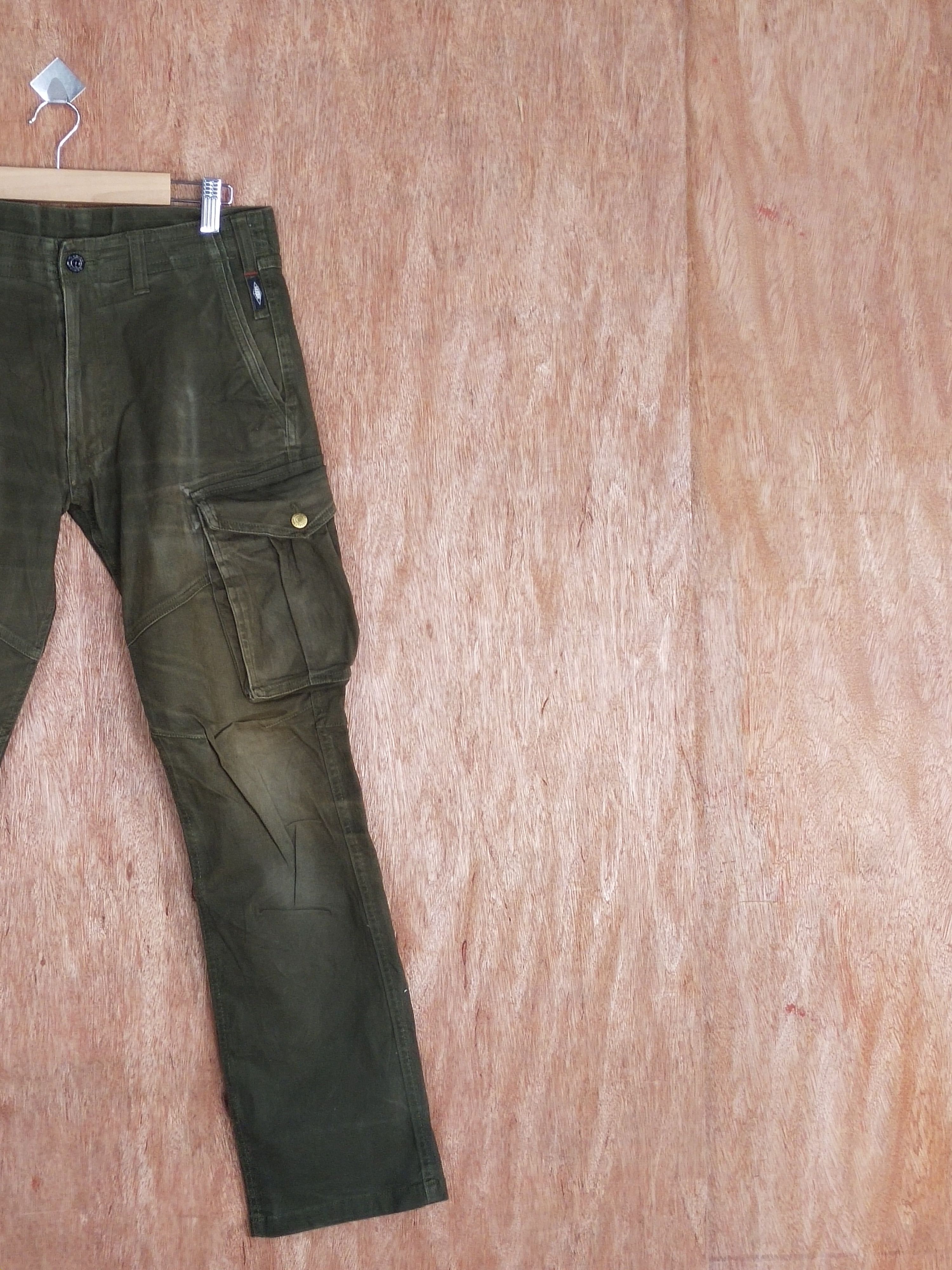 Japanese Brand Geride dark brown multipocket tactical cargo pants #S115 Size US 30 / EU 46 - 5 Thumbnail