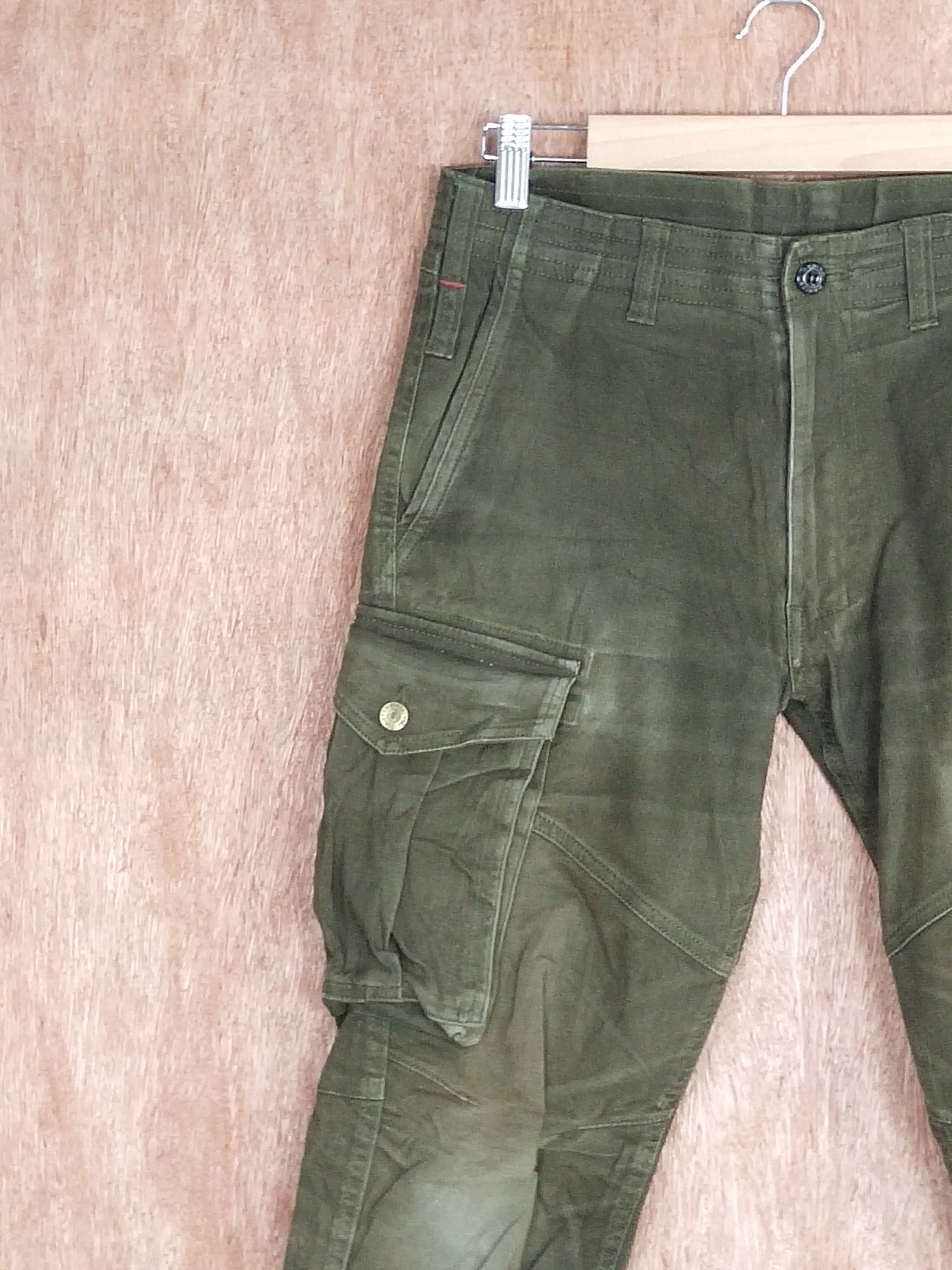 Japanese Brand Geride dark brown multipocket tactical cargo pants #S115 Size US 30 / EU 46 - 4 Thumbnail