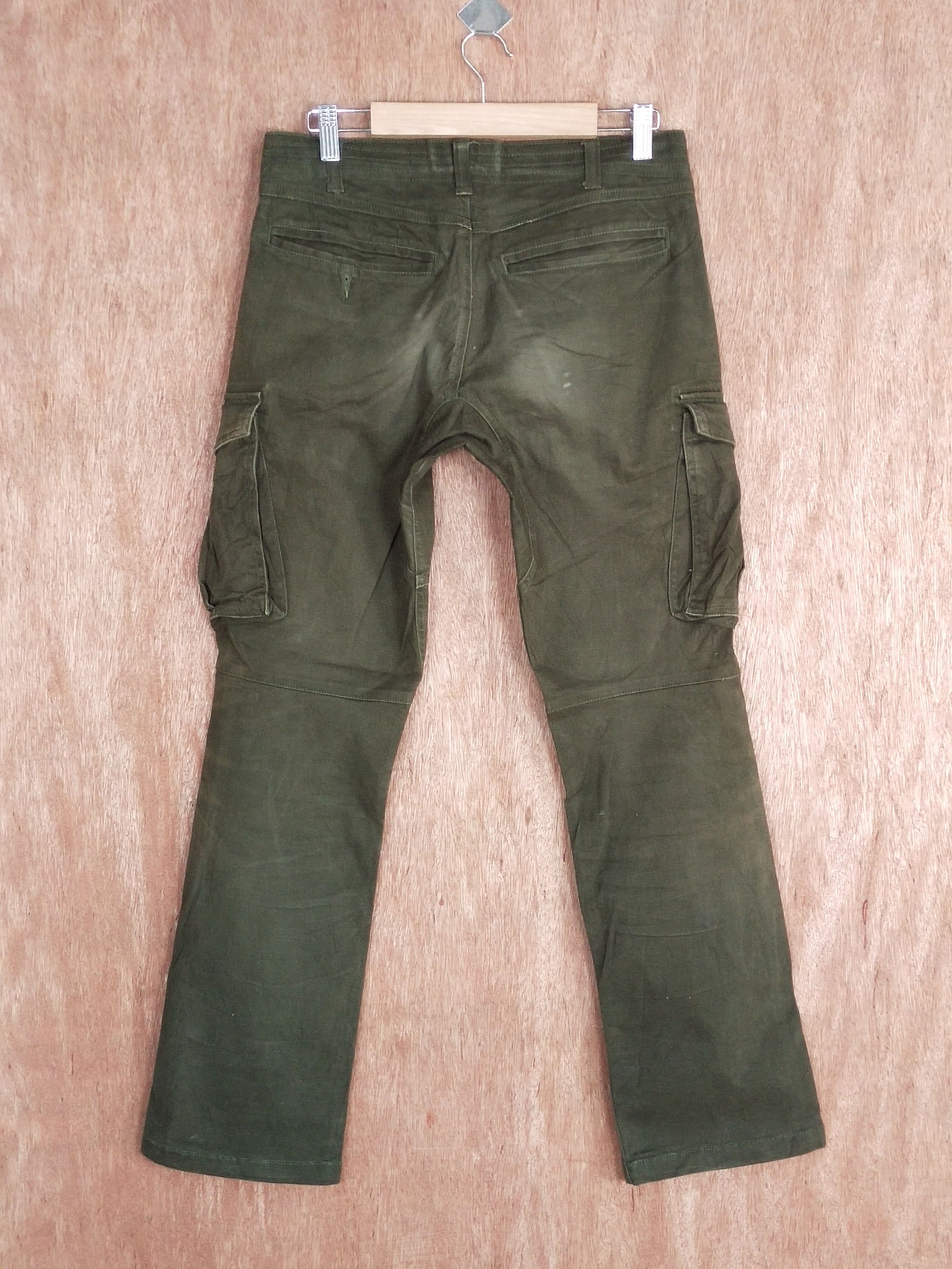 Japanese Brand Geride dark brown multipocket tactical cargo pants #S115 Size US 30 / EU 46 - 9 Thumbnail