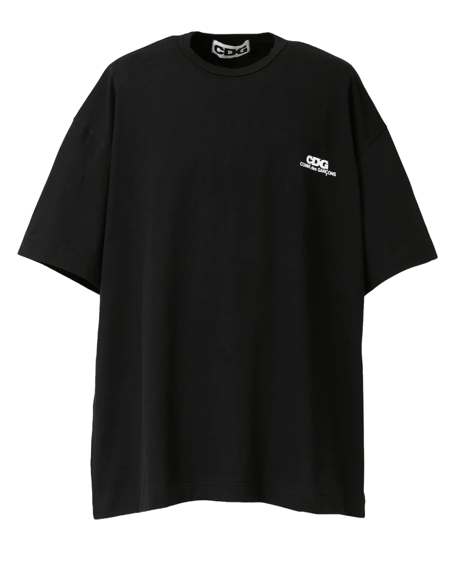 image of Cdg Cdg Cdg x Comme Des Garcons Cdg Oversized T-Shirt Comme Des Garcons in Black, Men's (Size XL)