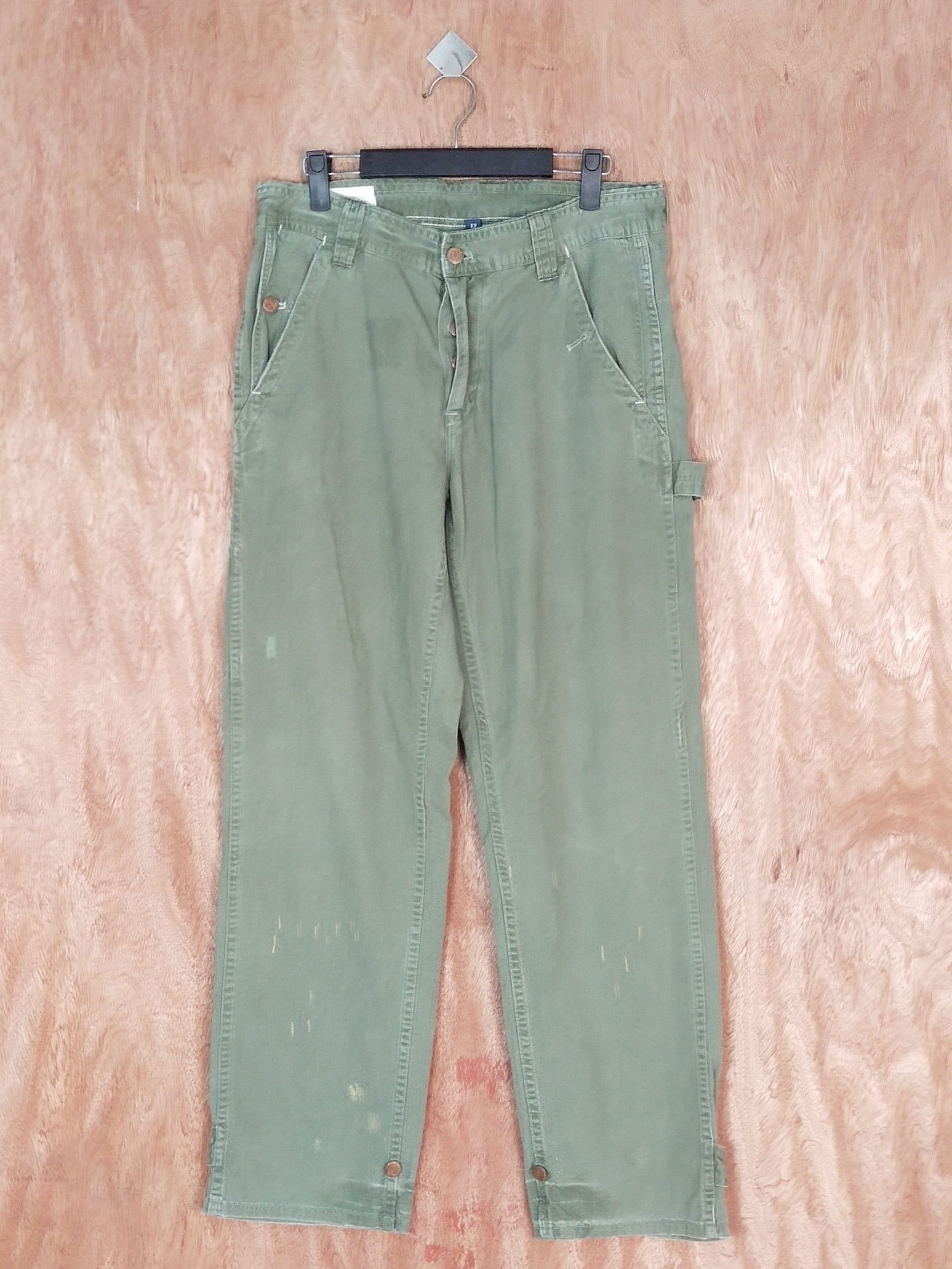 DL Polo Ralph Lauren military dark green cargo pants #S138