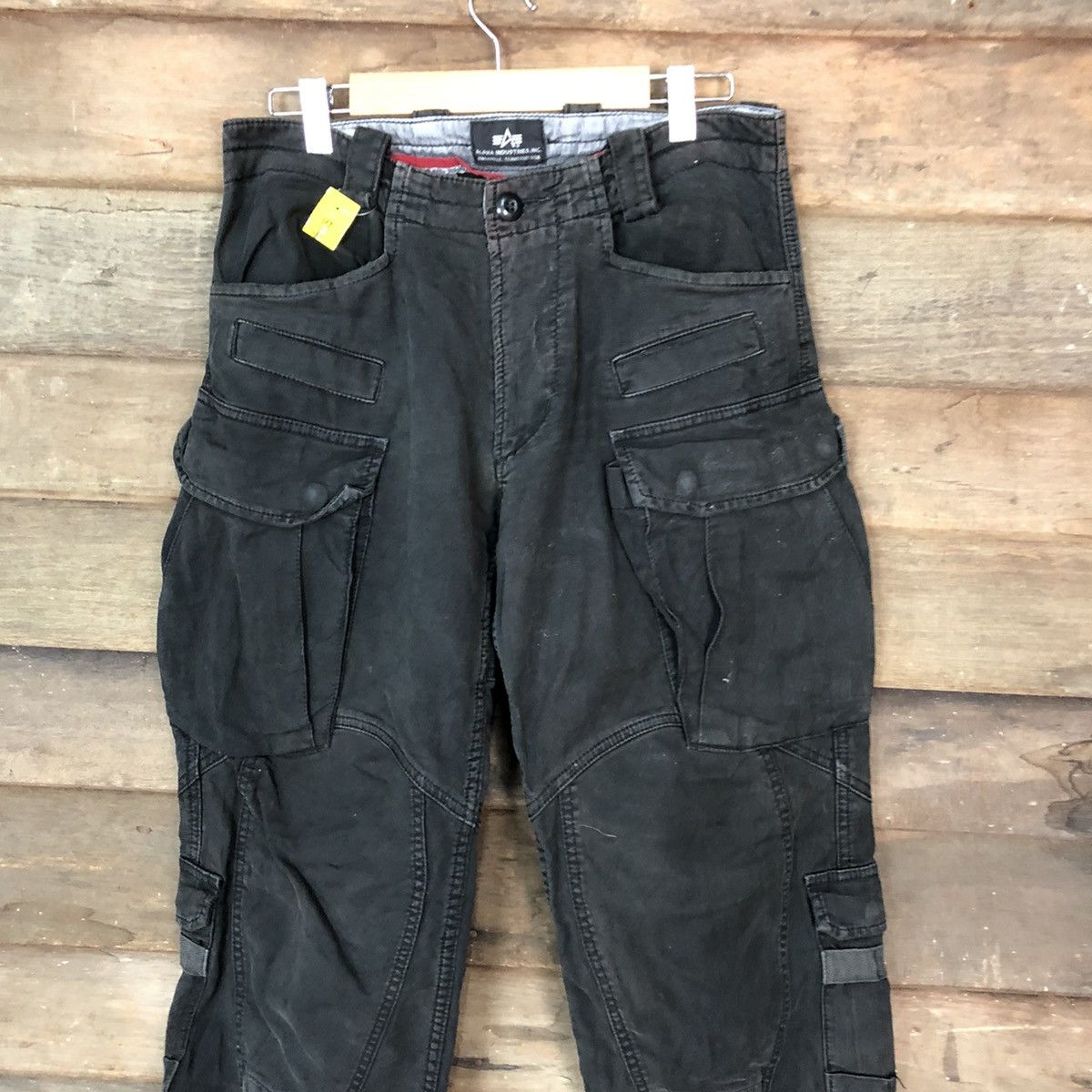 Alpha Industries DL Alpha Industries faded multipocket Cargo Pants #3594 Size US 29 - 2 Thumbnail