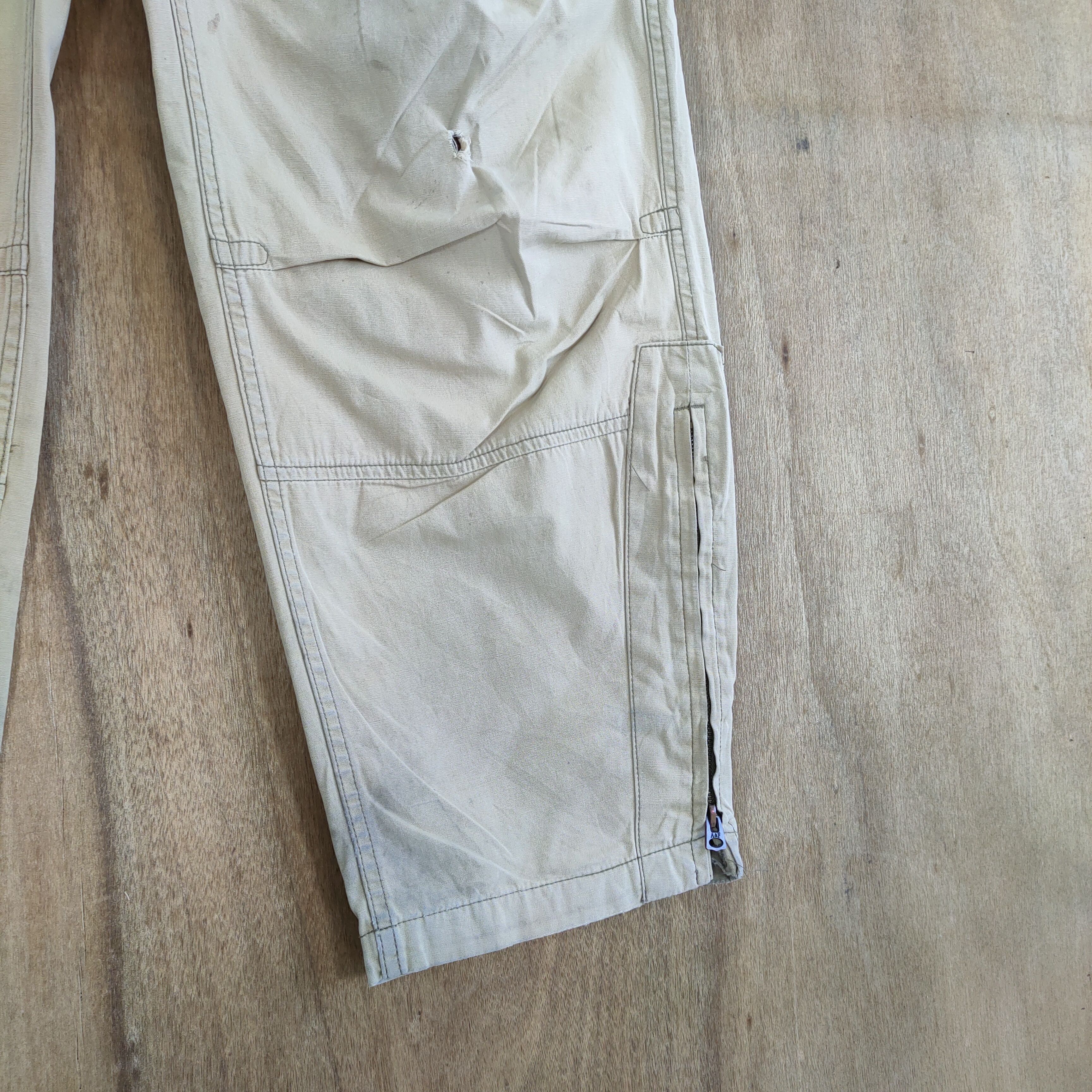 Abercrombie & Fitch ABERCROMBIE VINTAGE FADED BAGGY CARGO PANTS Size US 30 / EU 46 - 7 Thumbnail