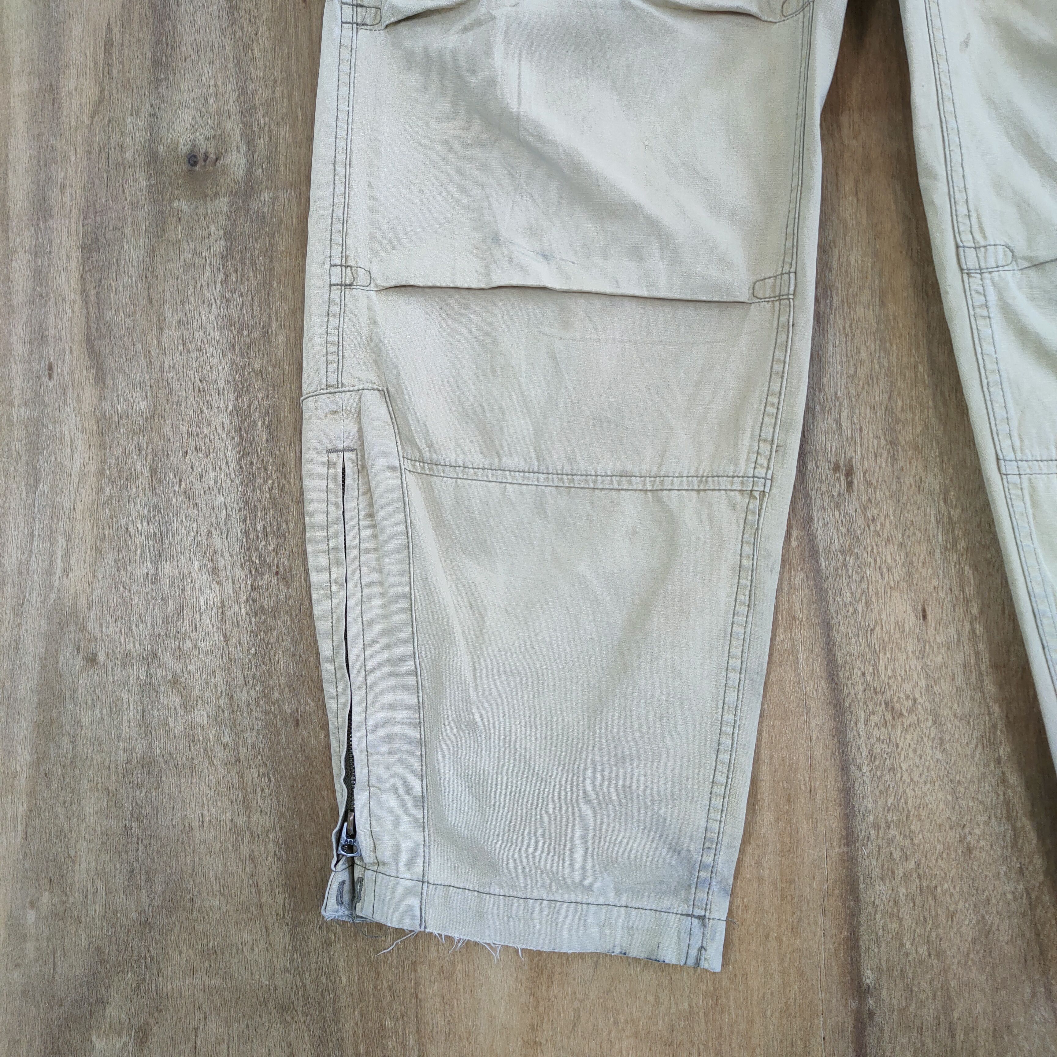 Abercrombie & Fitch ABERCROMBIE VINTAGE FADED BAGGY CARGO PANTS Size US 30 / EU 46 - 8 Thumbnail