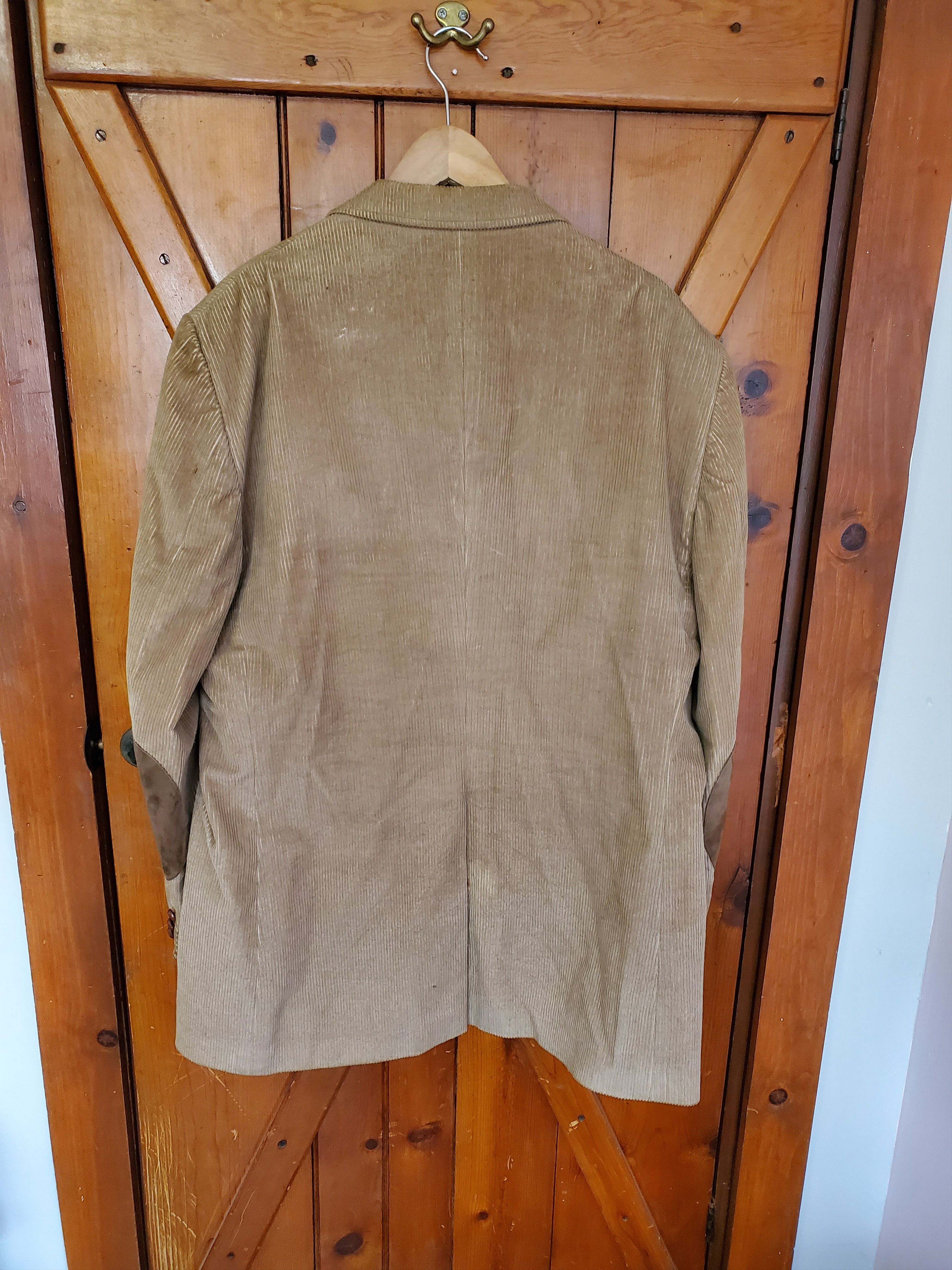 Vintage Corduroy Sport Coat Blazer Garrison Park w/ Patches Size US XL / EU 56 / 4 - 2 Thumbnail