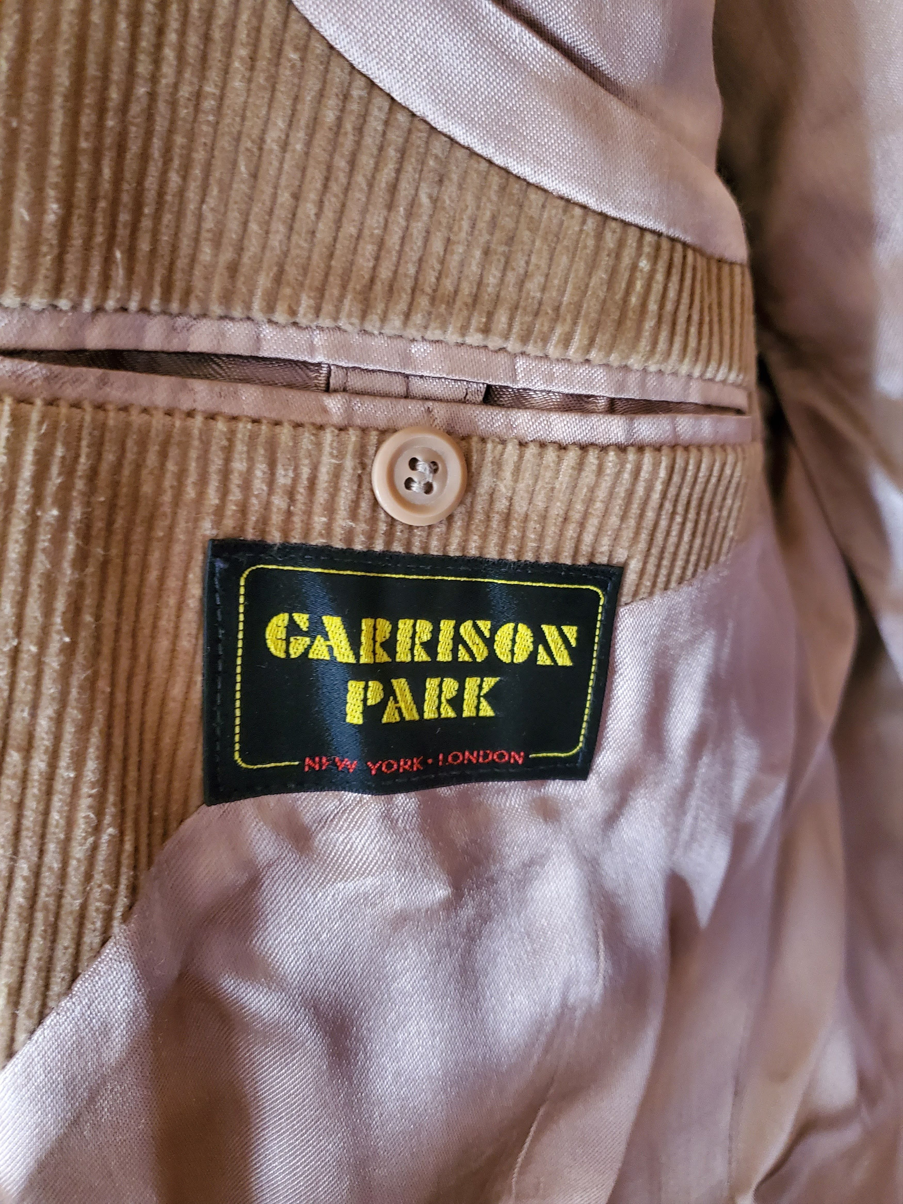 Vintage Corduroy Sport Coat Blazer Garrison Park w/ Patches Size US XL / EU 56 / 4 - 3 Thumbnail