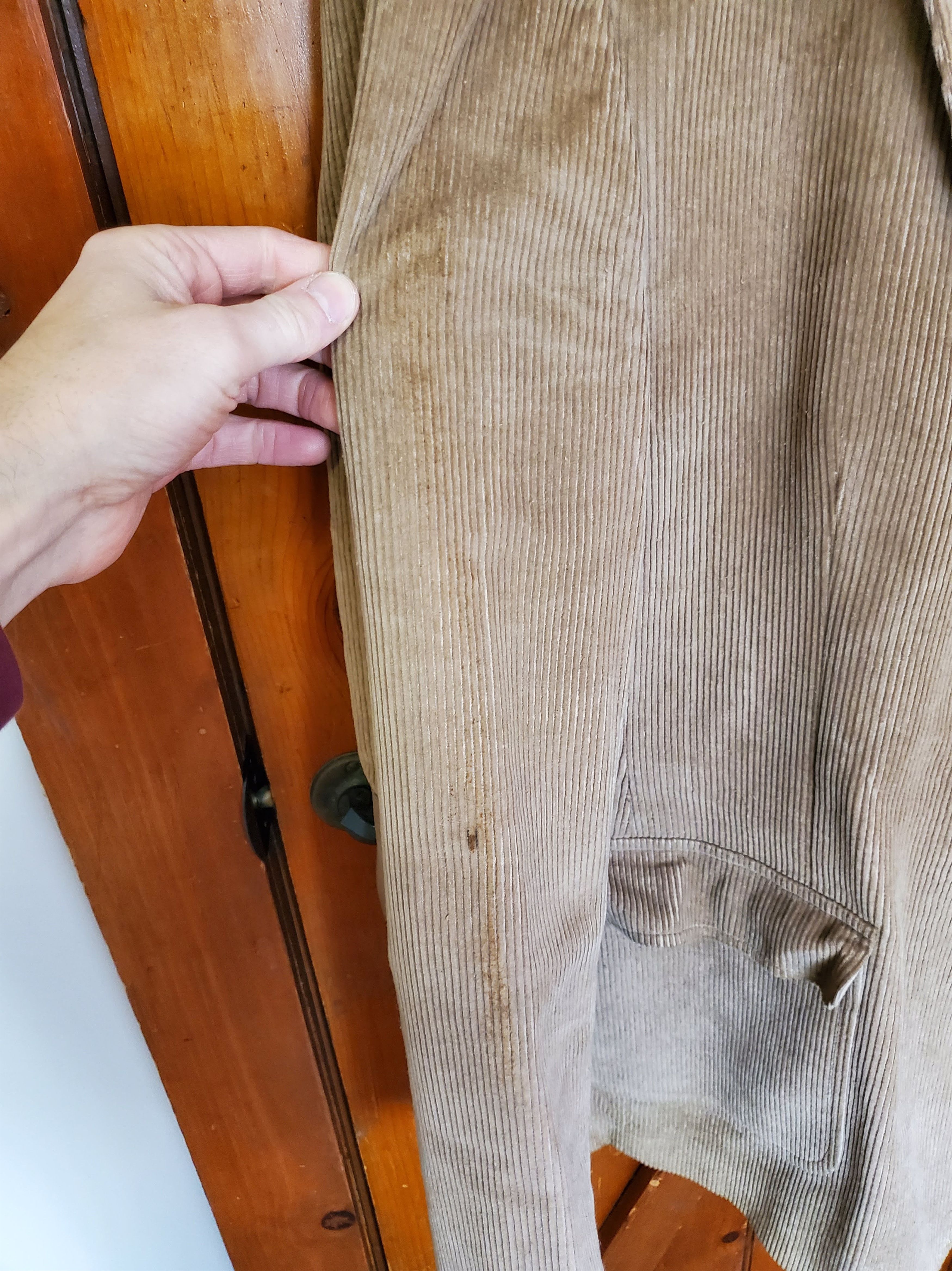 Vintage Corduroy Sport Coat Blazer Garrison Park w/ Patches Size US XL / EU 56 / 4 - 10 Thumbnail