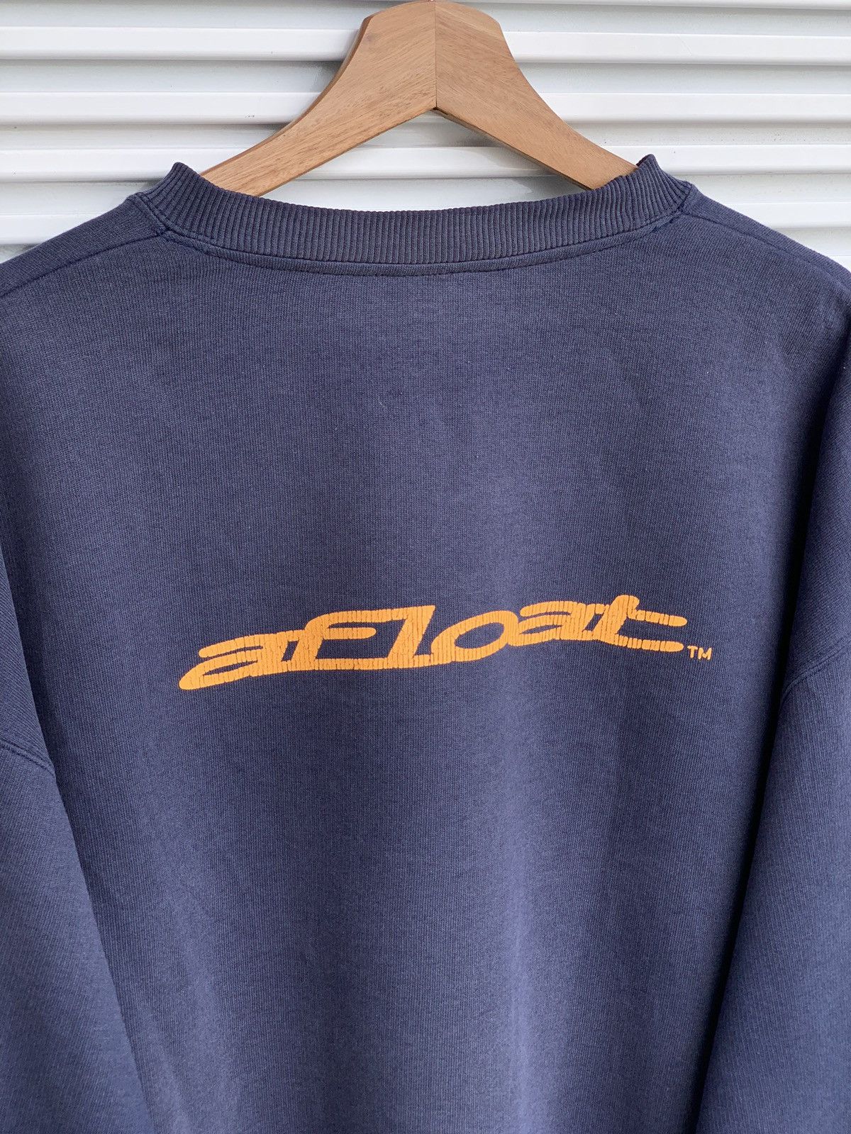 Japanese Brand × Vintage Vintage A Float Both Logo Crewneck Sweatshirt Size US XXL / EU 58 / 5 - 4 Thumbnail