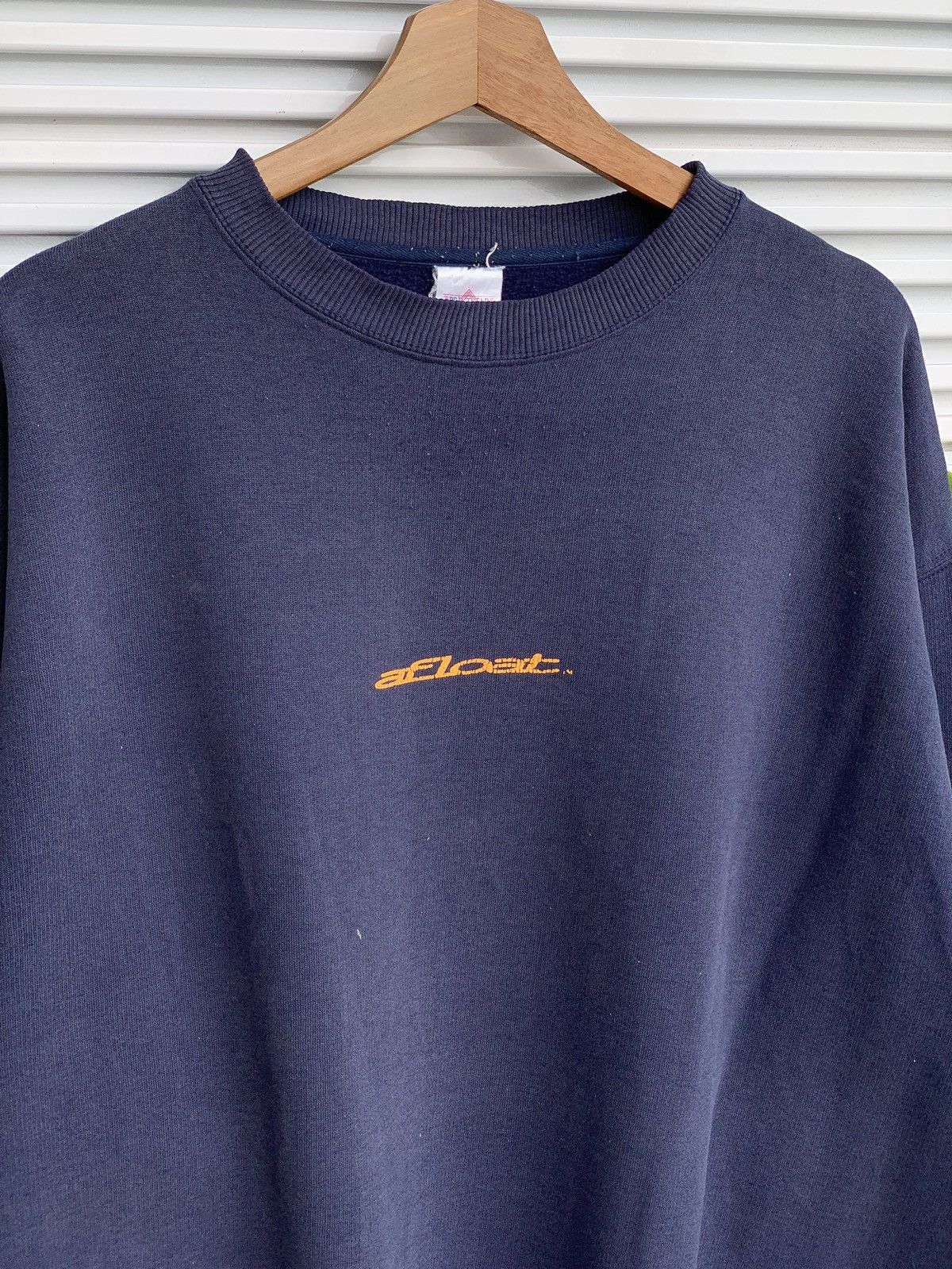 Japanese Brand × Vintage Vintage A Float Both Logo Crewneck Sweatshirt Size US XXL / EU 58 / 5 - 3 Thumbnail
