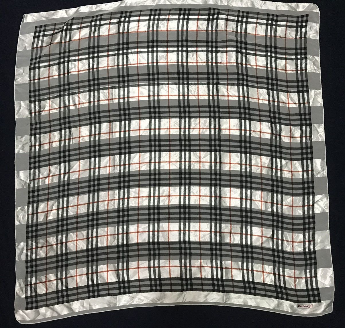 Burberry × Other × Vintage Burberry Nova check Silk Scarf Size ONE SIZE - 4 Thumbnail