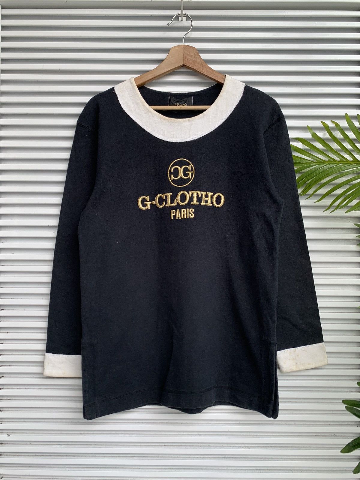 Designer G.Clotho Paris Embroidered Logo Crewneck Sweatshirt Size M / US 6-8 / IT 42-44 - 1 Thumbnail