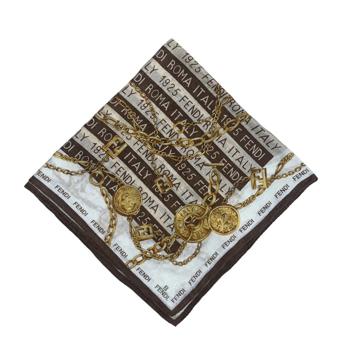 Designer Fendi Handkerchief Pocketsquares Size ONE SIZE - 1 Thumbnail