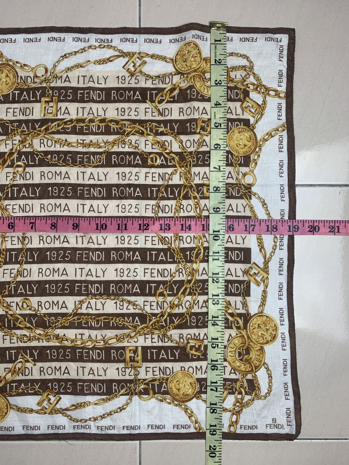 Designer Fendi Handkerchief Pocketsquares Size ONE SIZE - 10 Thumbnail