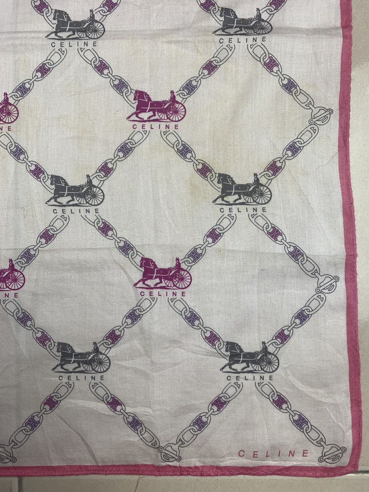Celine Celine Handkerchief Pocketsquares Size ONE SIZE - 4 Thumbnail