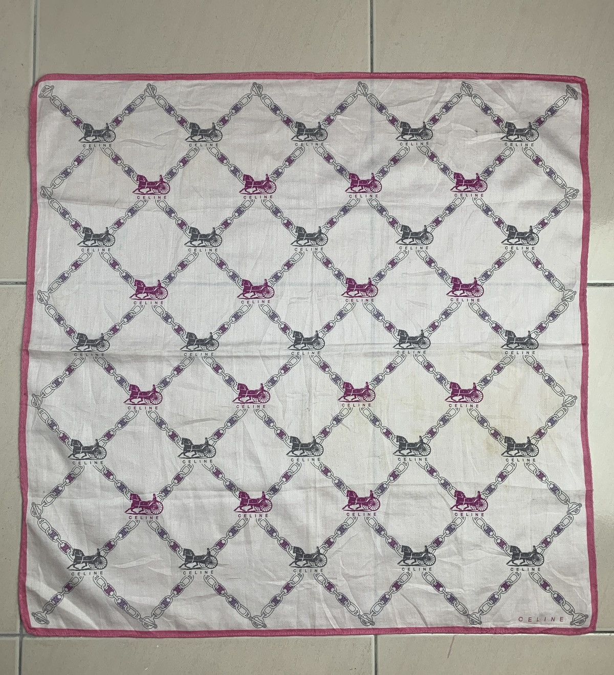 Celine Celine Handkerchief Pocketsquares Size ONE SIZE - 3 Thumbnail