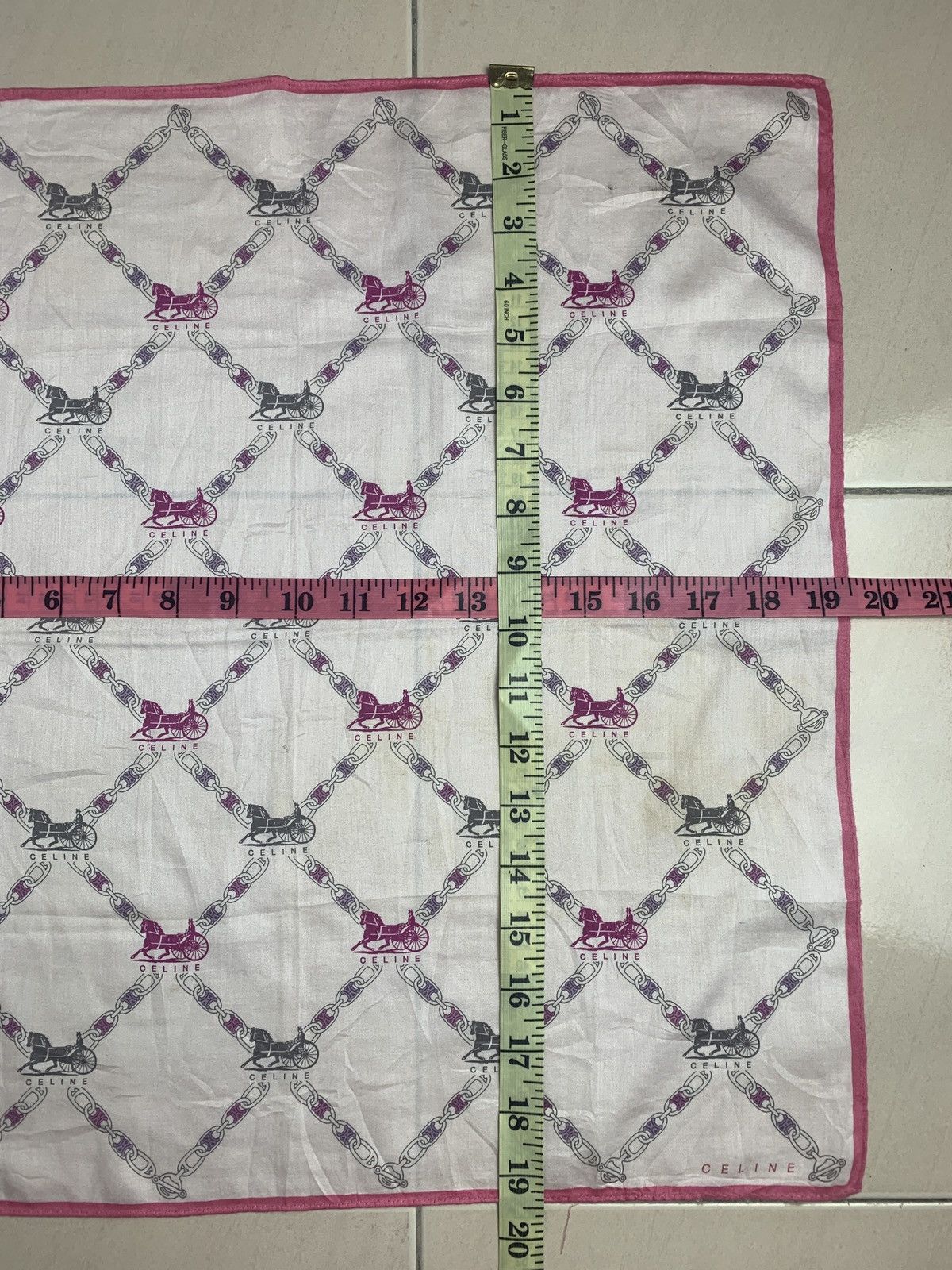 Celine Celine Handkerchief Pocketsquares Size ONE SIZE - 10 Thumbnail