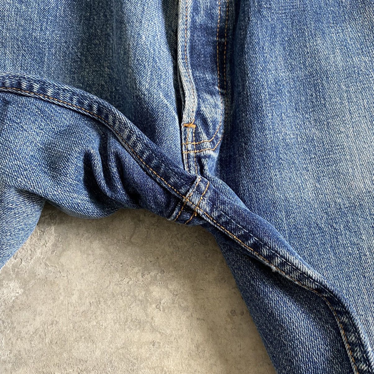 Levi's Size 31x30.5 Vintage Levi's 501 Faded Blue Ripped Jeans Size US 31 - 10 Thumbnail