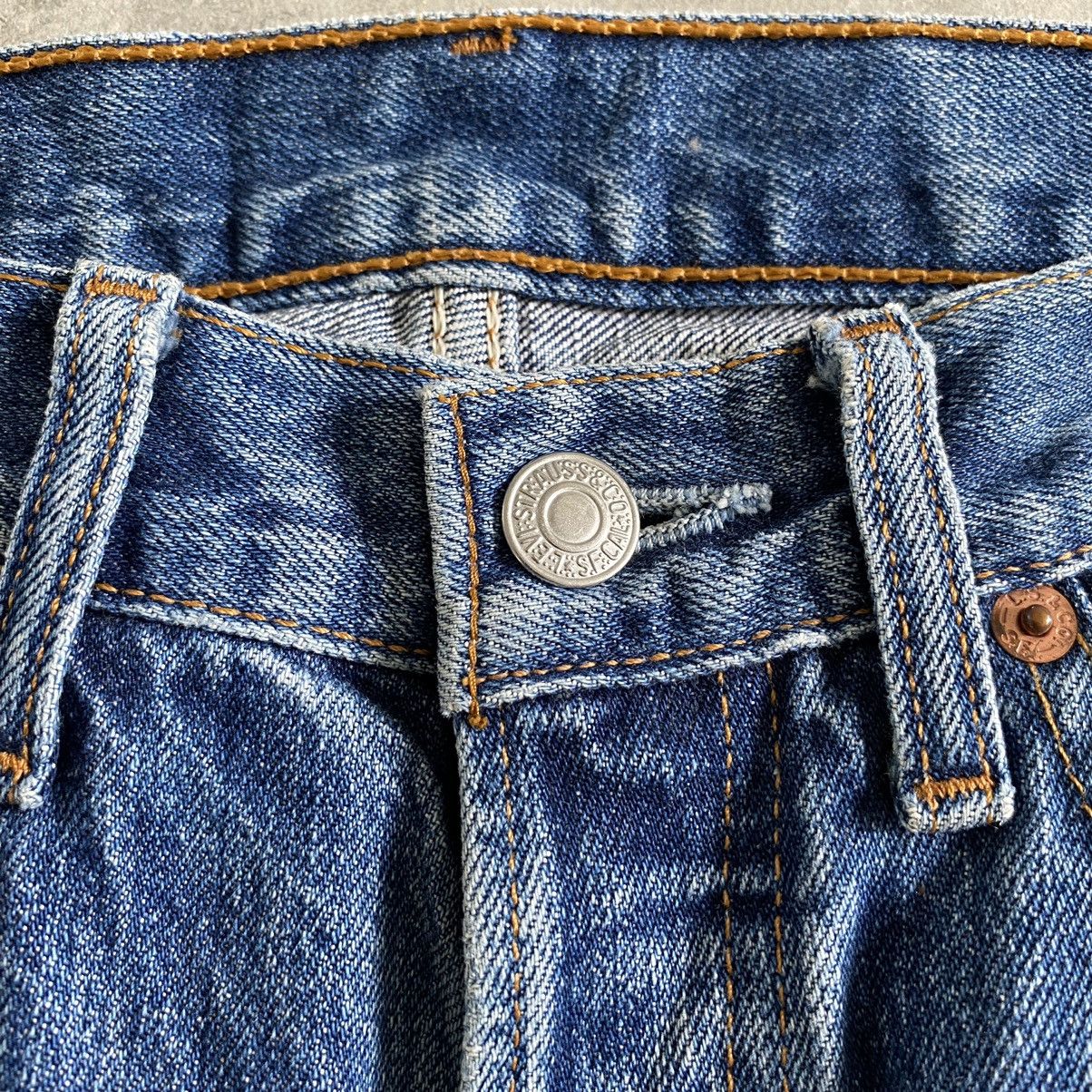 Levi's Size 31x30.5 Vintage Levi's 501 Faded Blue Ripped Jeans Size US 31 - 8 Thumbnail