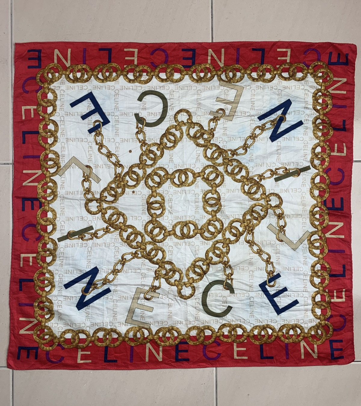 Celine Celine Handkerchief Pocketsquares Size ONE SIZE - 3 Thumbnail