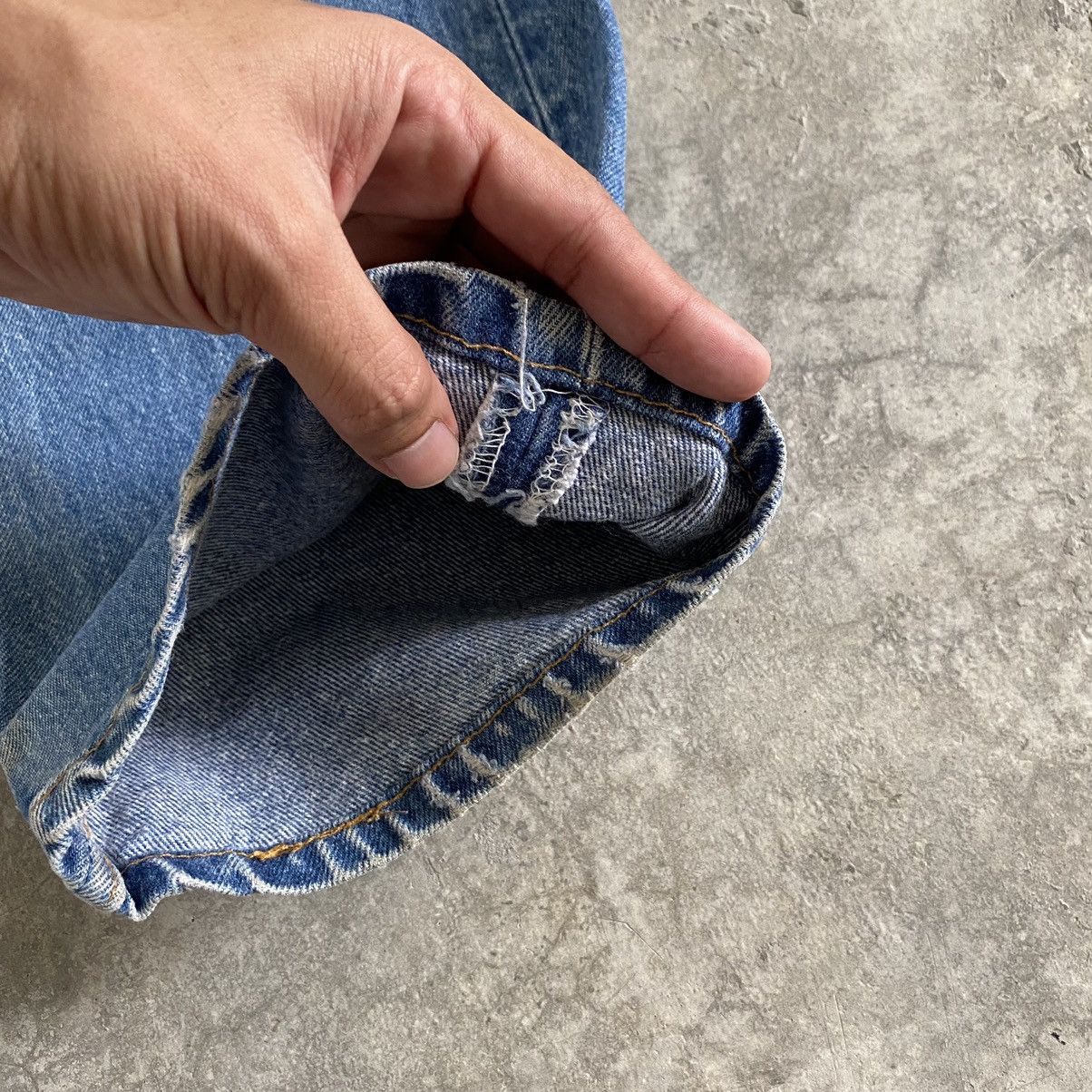 Levi's × Vintage Size 35x31.5 VTG Levi's 501 Stonewashed Blue Jeans Size US 35 - 5 Thumbnail