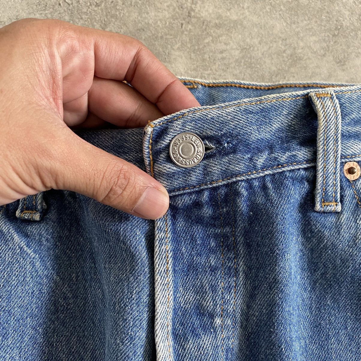 Levi's × Vintage Size 35x31.5 VTG Levi's 501 Stonewashed Blue Jeans Size US 35 - 7 Thumbnail
