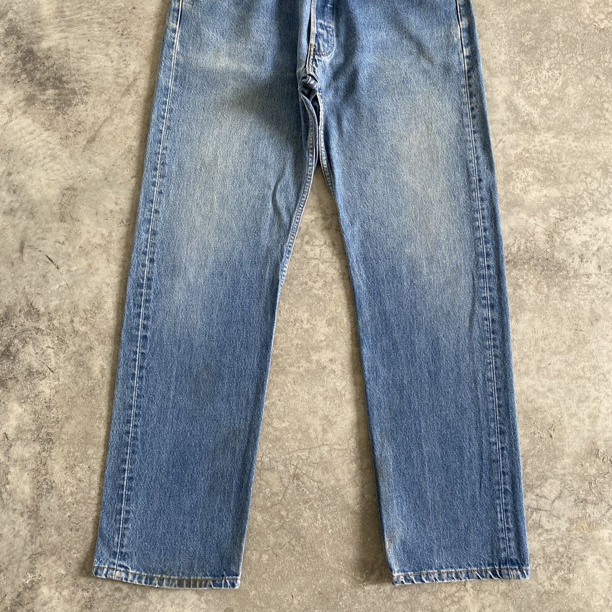 Levi's × Vintage Size 35x31.5 VTG Levi's 501 Stonewashed Blue Jeans Size US 35 - 4 Thumbnail