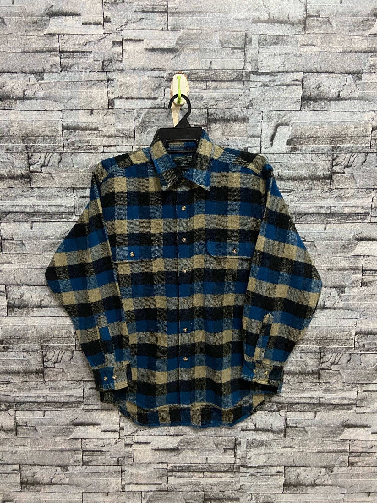 Japanese Brand Vintage Flannel Royal Polo Club double pocket plaid Size US M / EU 48-50 / 2 - 1 Thumbnail