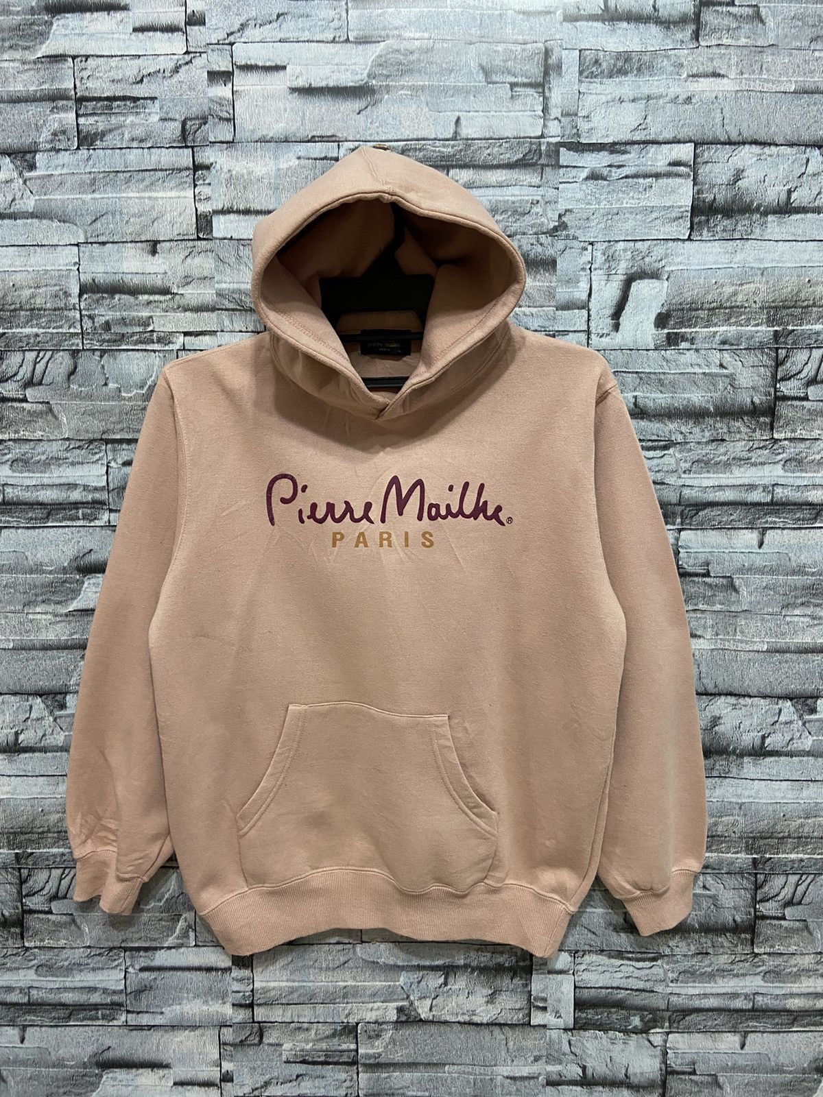 Japanese Brand Vintage Pierre Mailhe hoodie spell out size L fit M Size US M / EU 48-50 / 2 - 2 Thumbnail
