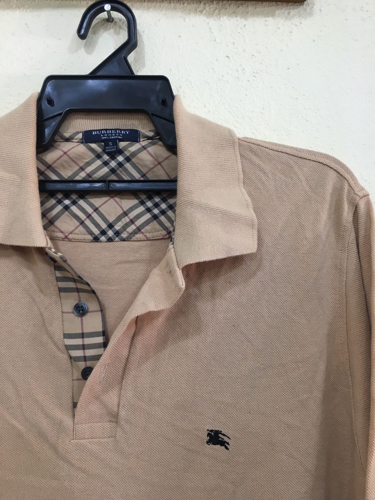 Burberry × Designer Vintage Burberry’s polos nova check made in England Size US S / EU 44-46 / 1 - 1 Thumbnail