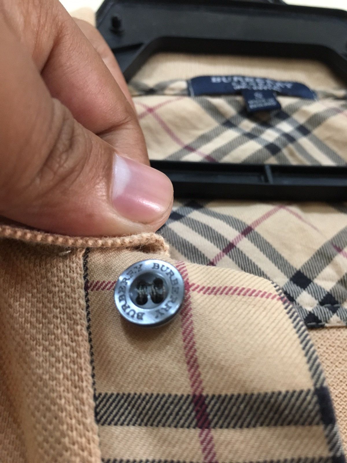 Burberry × Designer Vintage Burberry’s polos nova check made in England Size US S / EU 44-46 / 1 - 6 Thumbnail