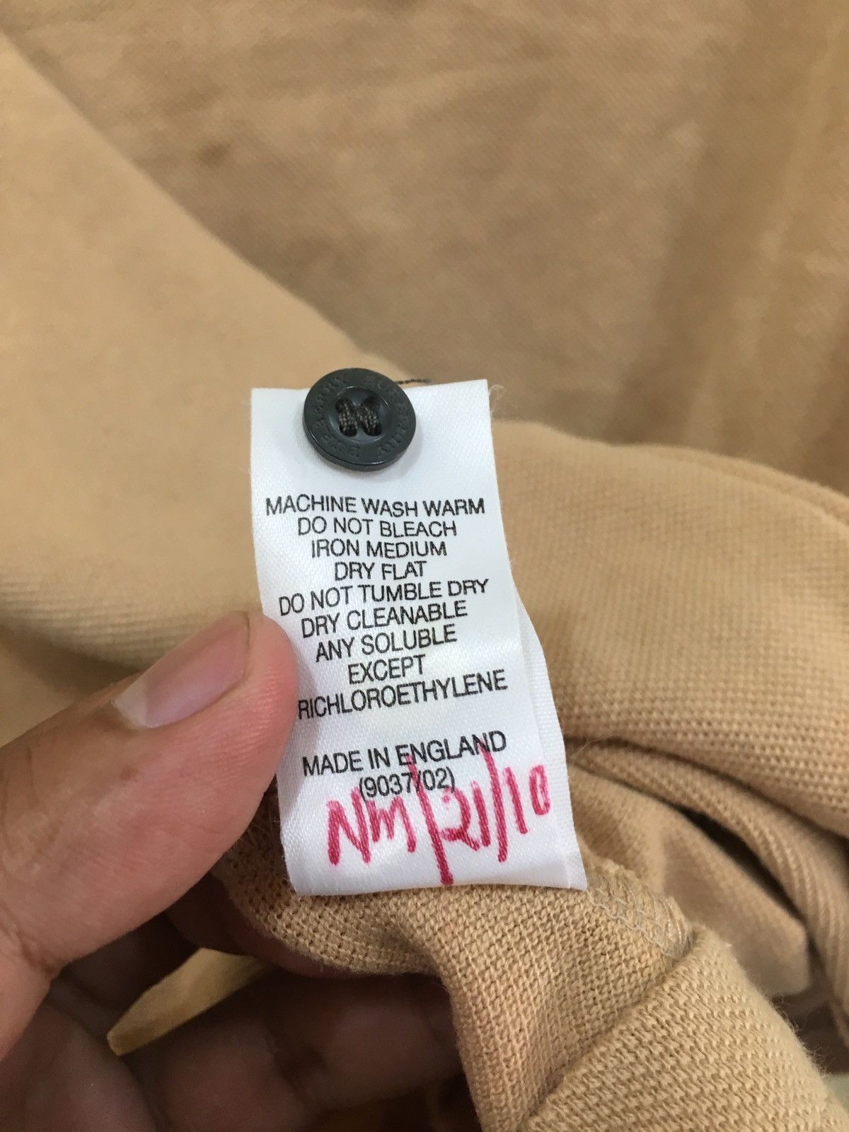 Burberry × Designer Vintage Burberry’s polos nova check made in England Size US S / EU 44-46 / 1 - 5 Thumbnail
