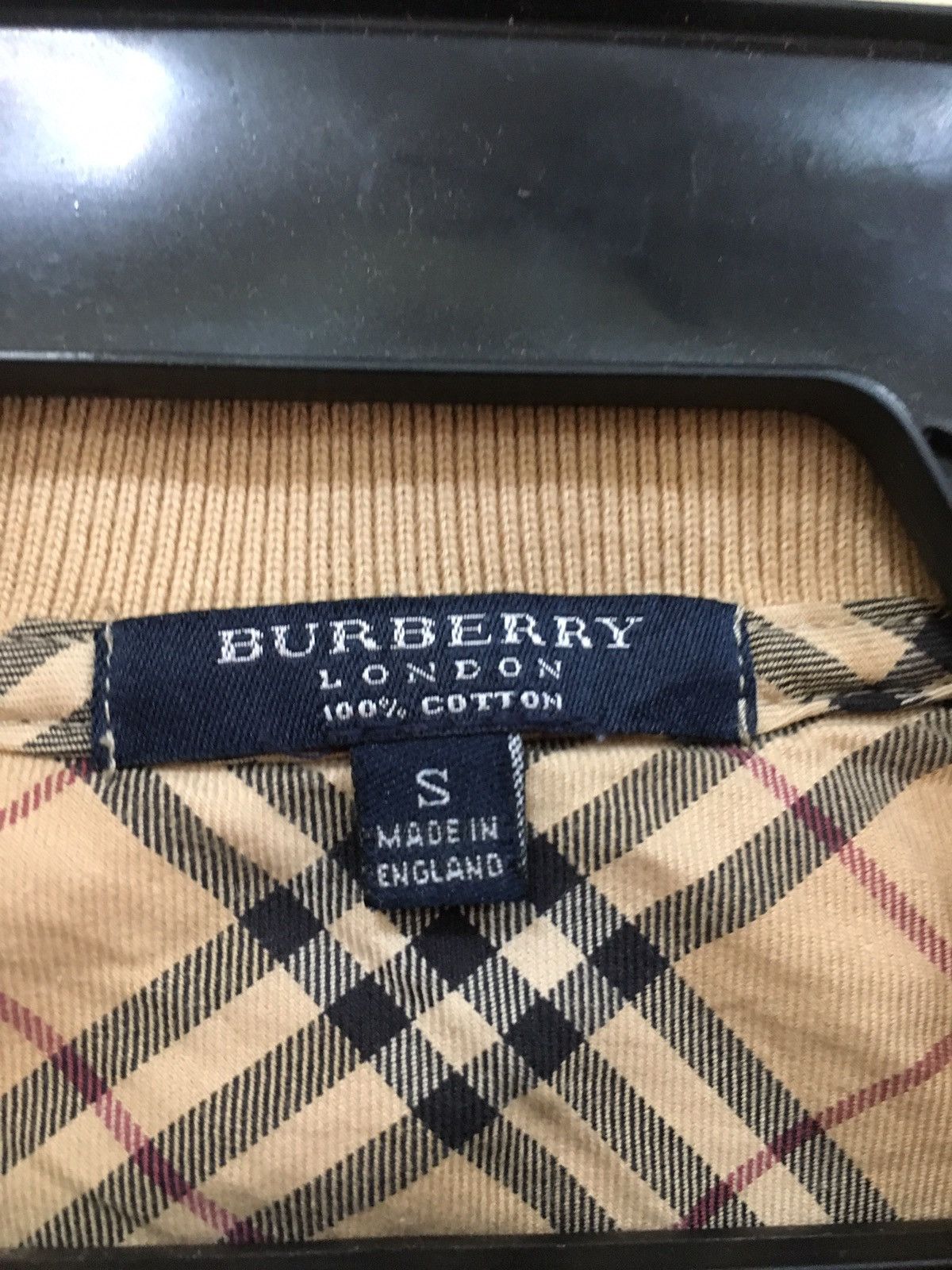 Burberry × Designer Vintage Burberry’s polos nova check made in England Size US S / EU 44-46 / 1 - 4 Thumbnail