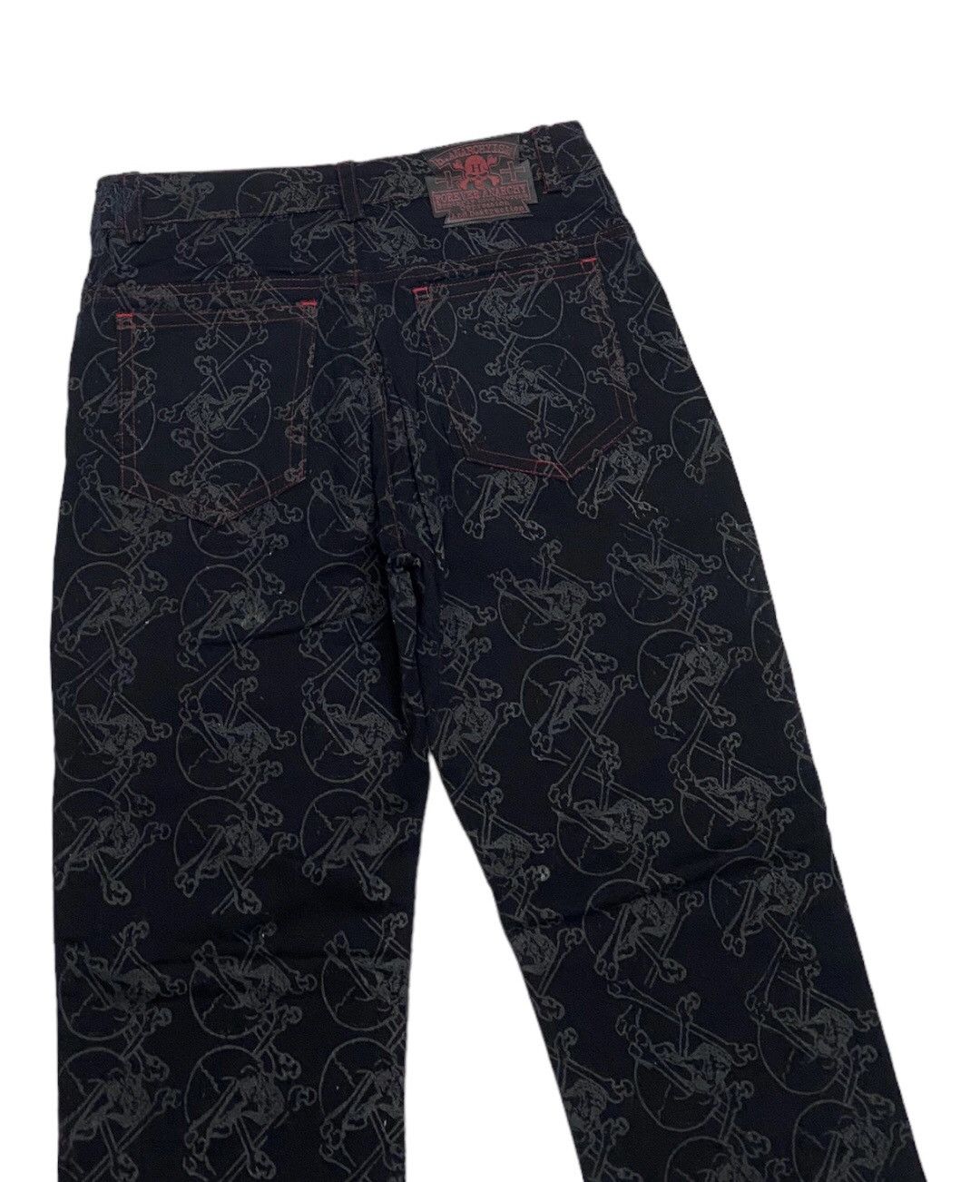 Hysteric Glamour × Japanese Brand 🔥H.ANARCHYISM FOREVER ANARCHY FLARE SKULLS PANT Size US 28 / EU 44 - 6 Thumbnail