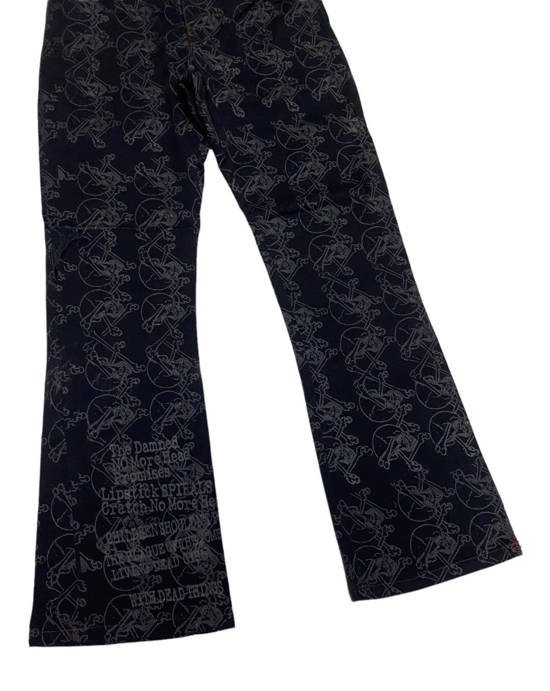 Hysteric Glamour × Japanese Brand 🔥H.ANARCHYISM FOREVER ANARCHY FLARE SKULLS PANT Size US 28 / EU 44 - 7 Thumbnail