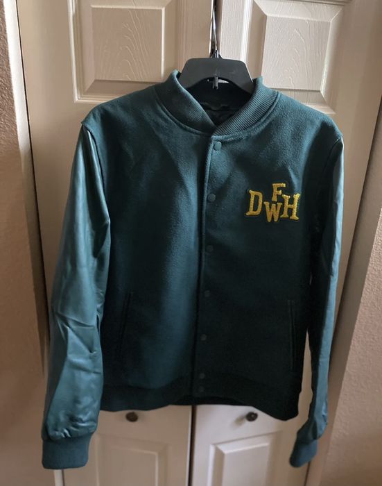 Deathworld varsity 2025 green jacket