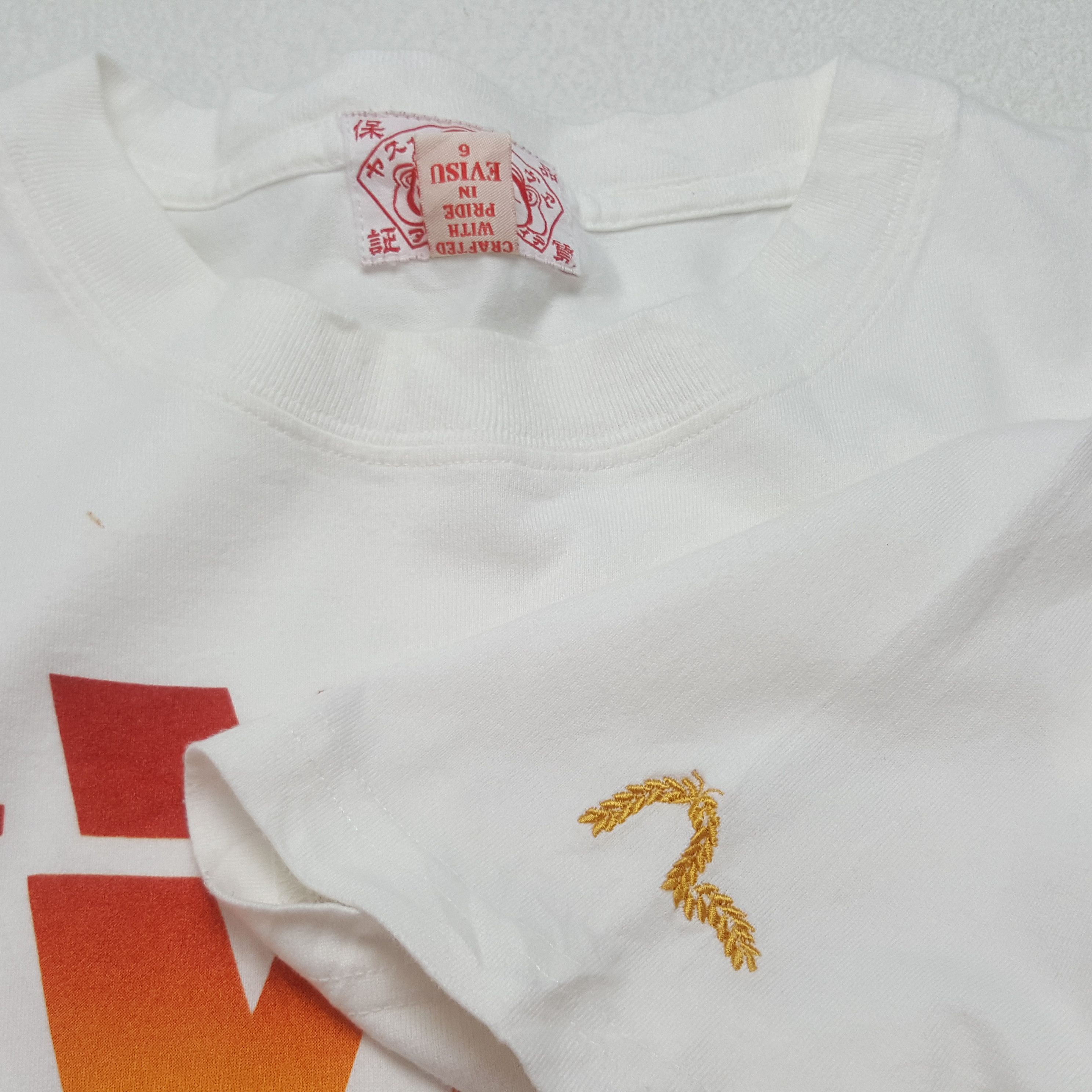 Evisu × Japanese Brand × Vintage Vintage Evisu Japanese Brand Colourfull Spell Out Tshirt Size US XL / EU 56 / 4 - 6 Thumbnail