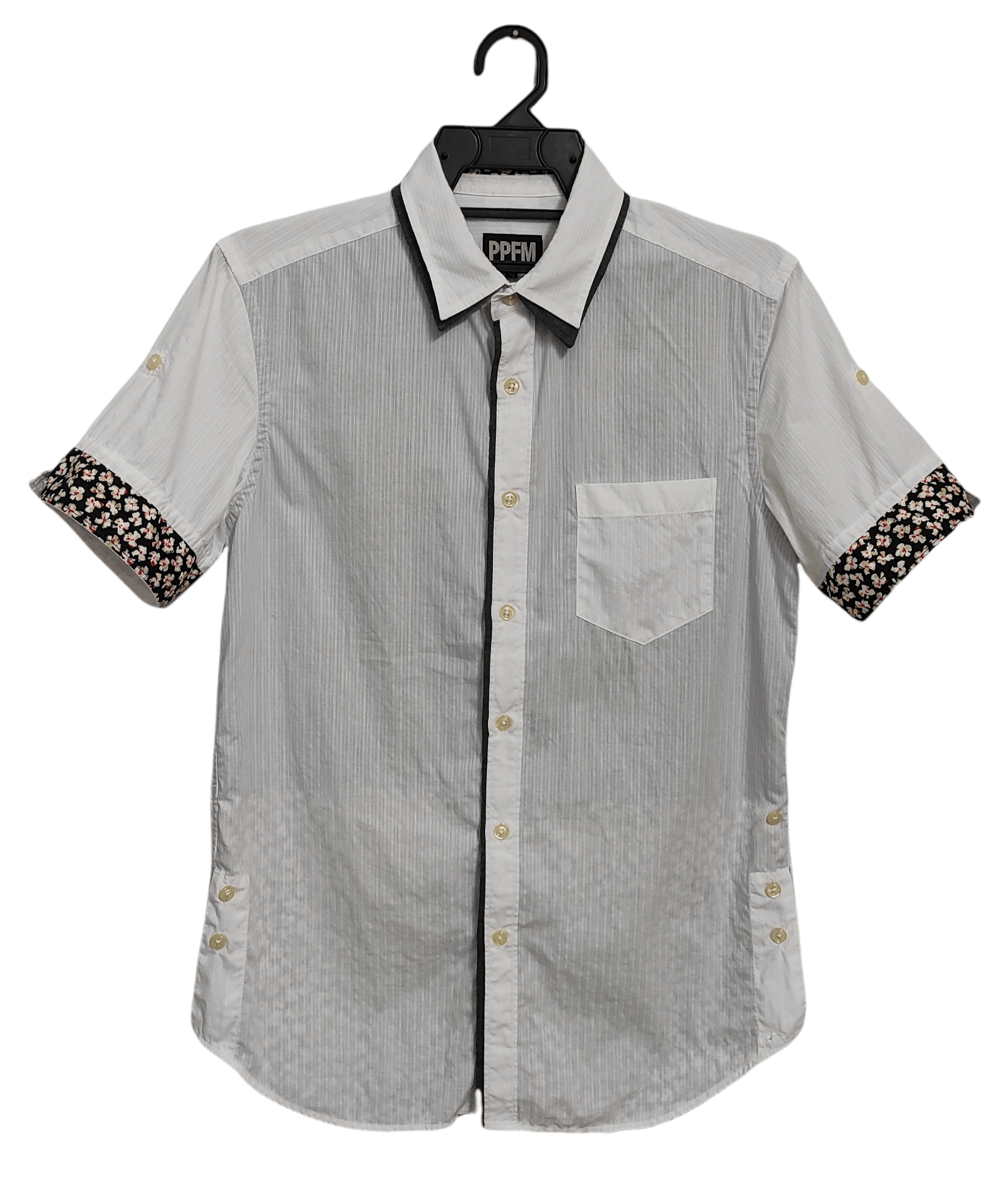 Japanese Brand Archive PPFM Liberty floral double layer button shirt Size US M / EU 48-50 / 2 - 1 Thumbnail