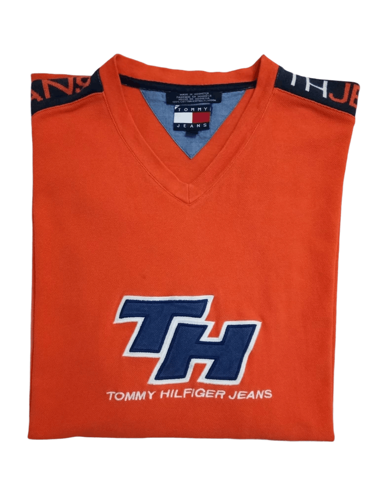 Tommy Hilfiger Archive Tommy Hilfiger Jeans spell out LS Shirt Size US XL / EU 56 / 4 - 3 Thumbnail