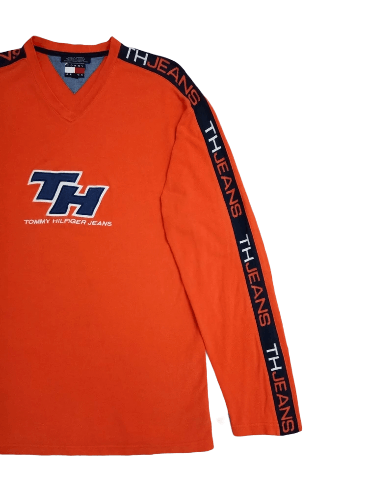 Tommy Hilfiger Archive Tommy Hilfiger Jeans spell out LS Shirt Size US XL / EU 56 / 4 - 4 Thumbnail