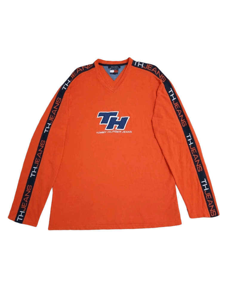 Tommy Hilfiger Archive Tommy Hilfiger Jeans spell out LS Shirt Size US XL / EU 56 / 4 - 1 Thumbnail